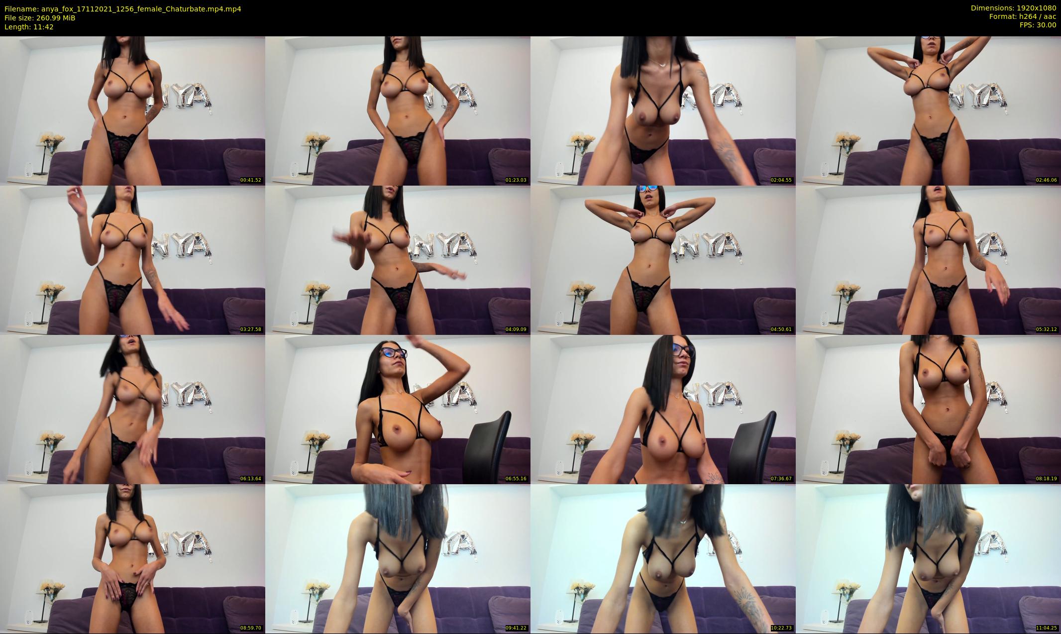 anya_fox — 12 minute Chaturbate female cam show recording, 1080p, Nov 17, 2021