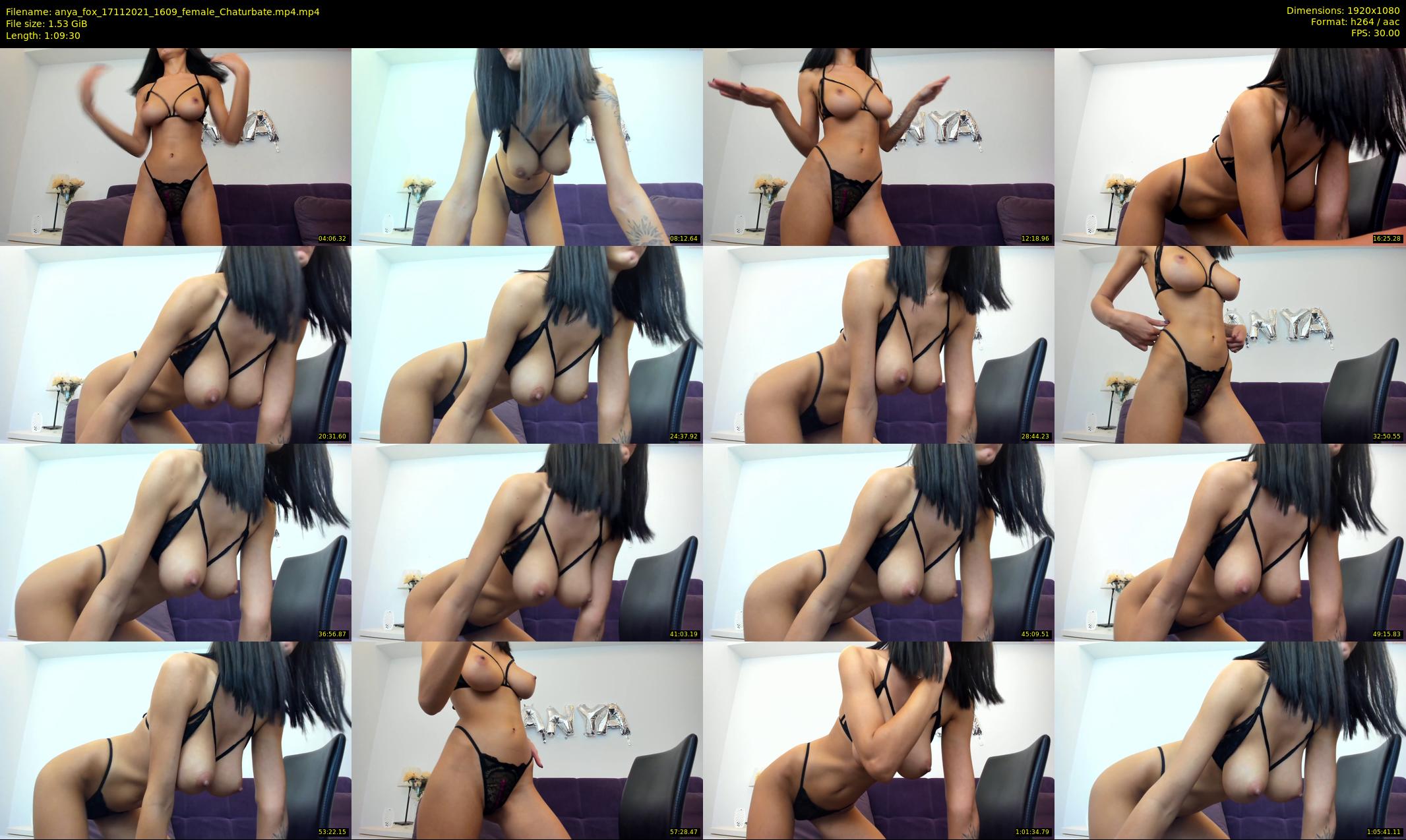 anya_fox — 70 minute Chaturbate female cam show recording, 1080p, Nov 17, 2021