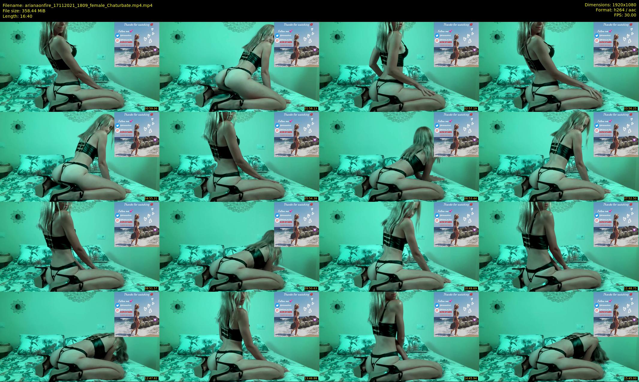 arianaonfire — 17 minute Chaturbate couple cam show recording, 1080p, Nov 17, 2021