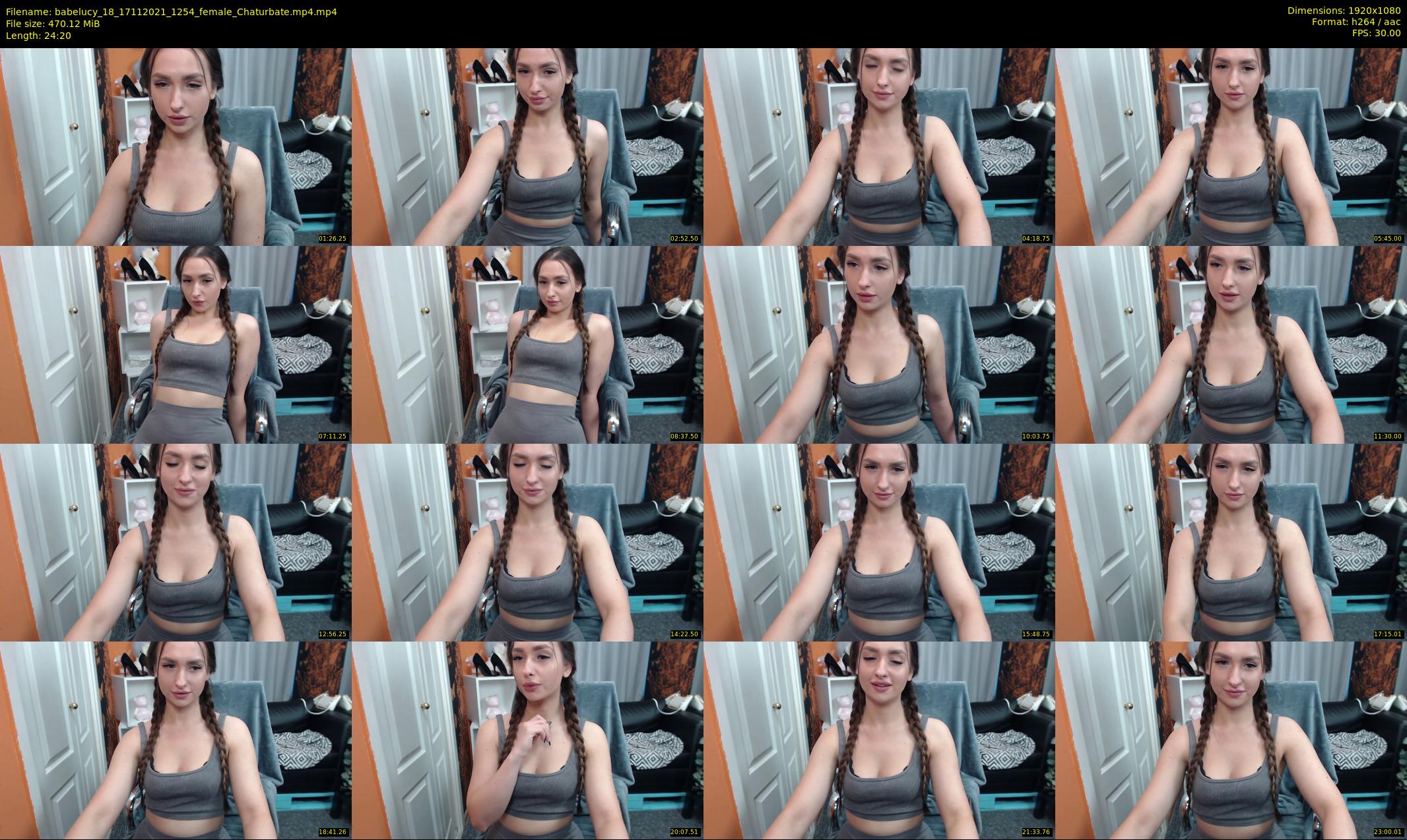 babelucy_18 — 25 minute Chaturbate female cam show recording, 1080p, Nov 17, 2021