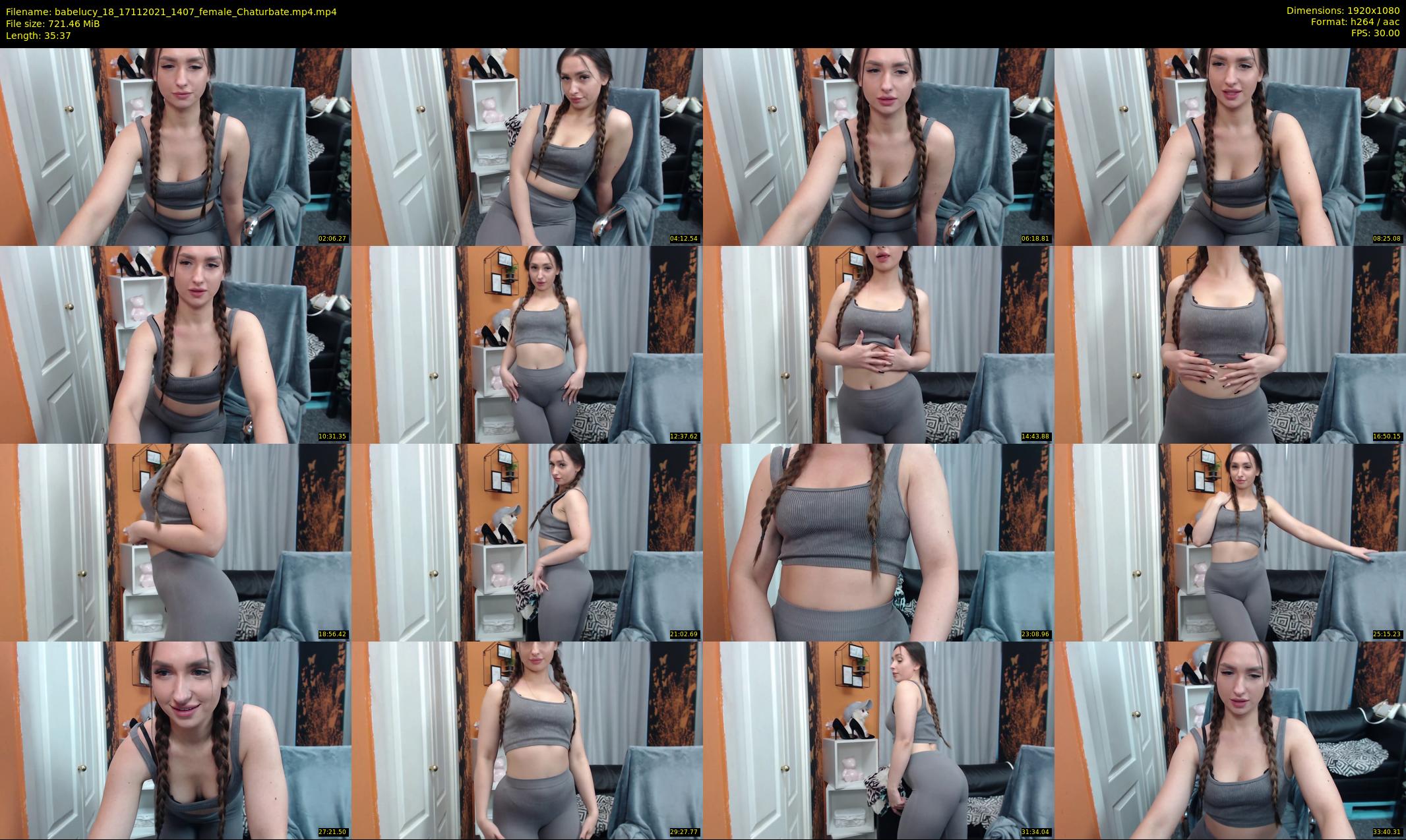 babelucy_18 — 36 minute Chaturbate female cam show recording, 1080p, Nov 17, 2021