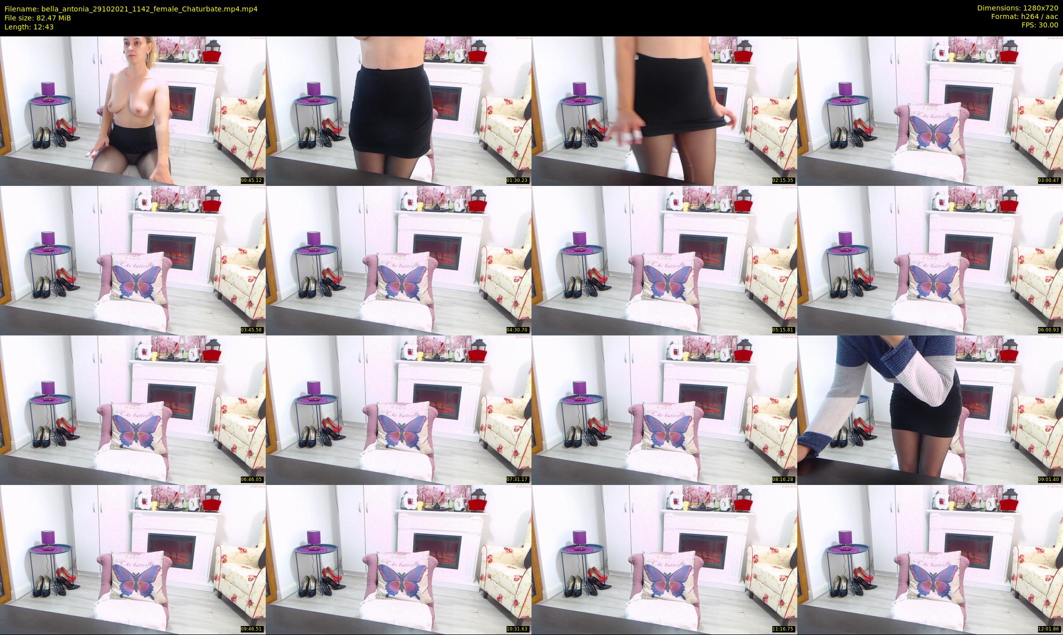 bella_antonia — 13 minute Chaturbate female cam show recording, 720p, Oct 29, 2021