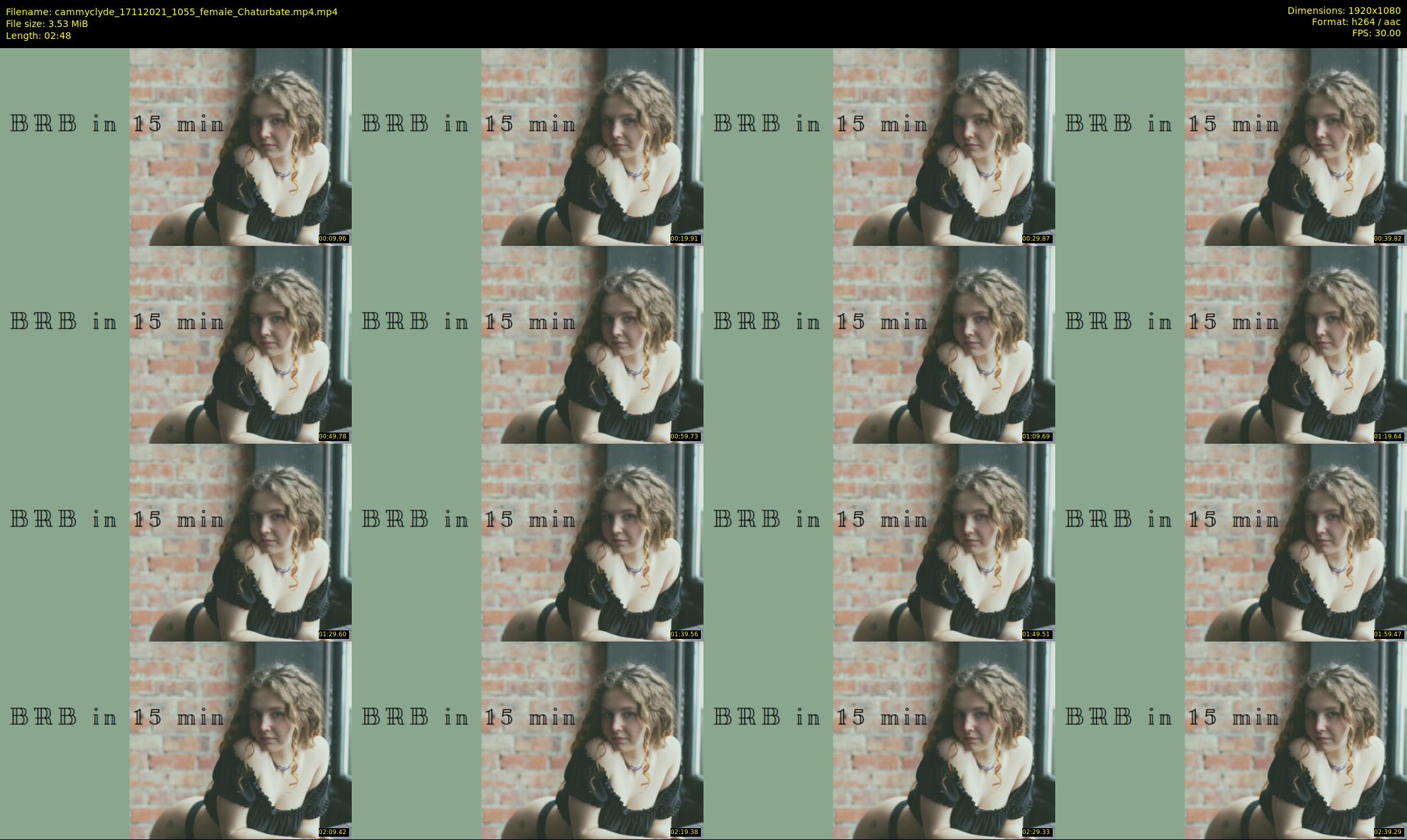 cammyclyde — 3 minute Chaturbate female cam show recording, 1080p, Nov 17, 2021