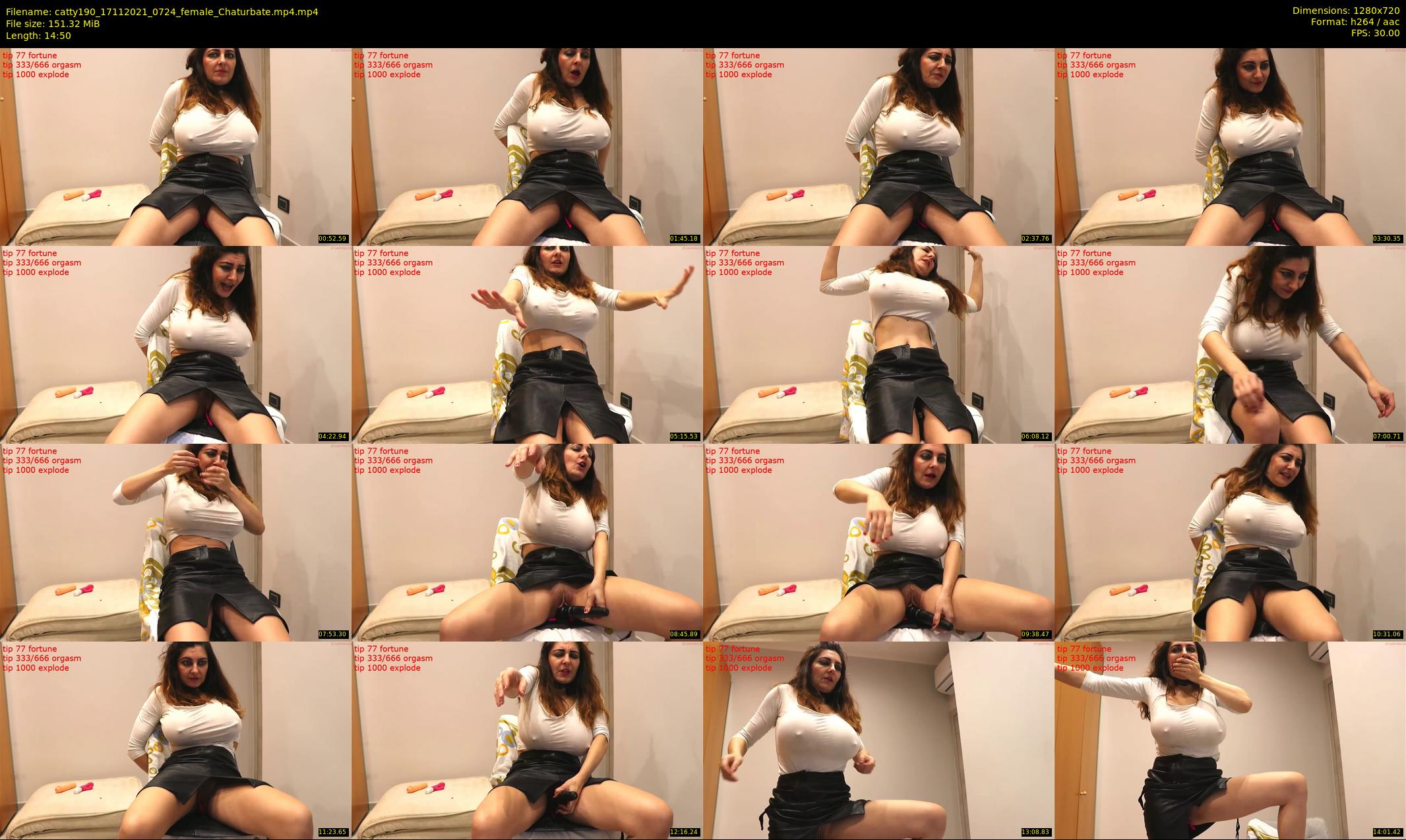 catty190 — 15 minute Chaturbate female cam show recording, 720p, Nov 17, 2021