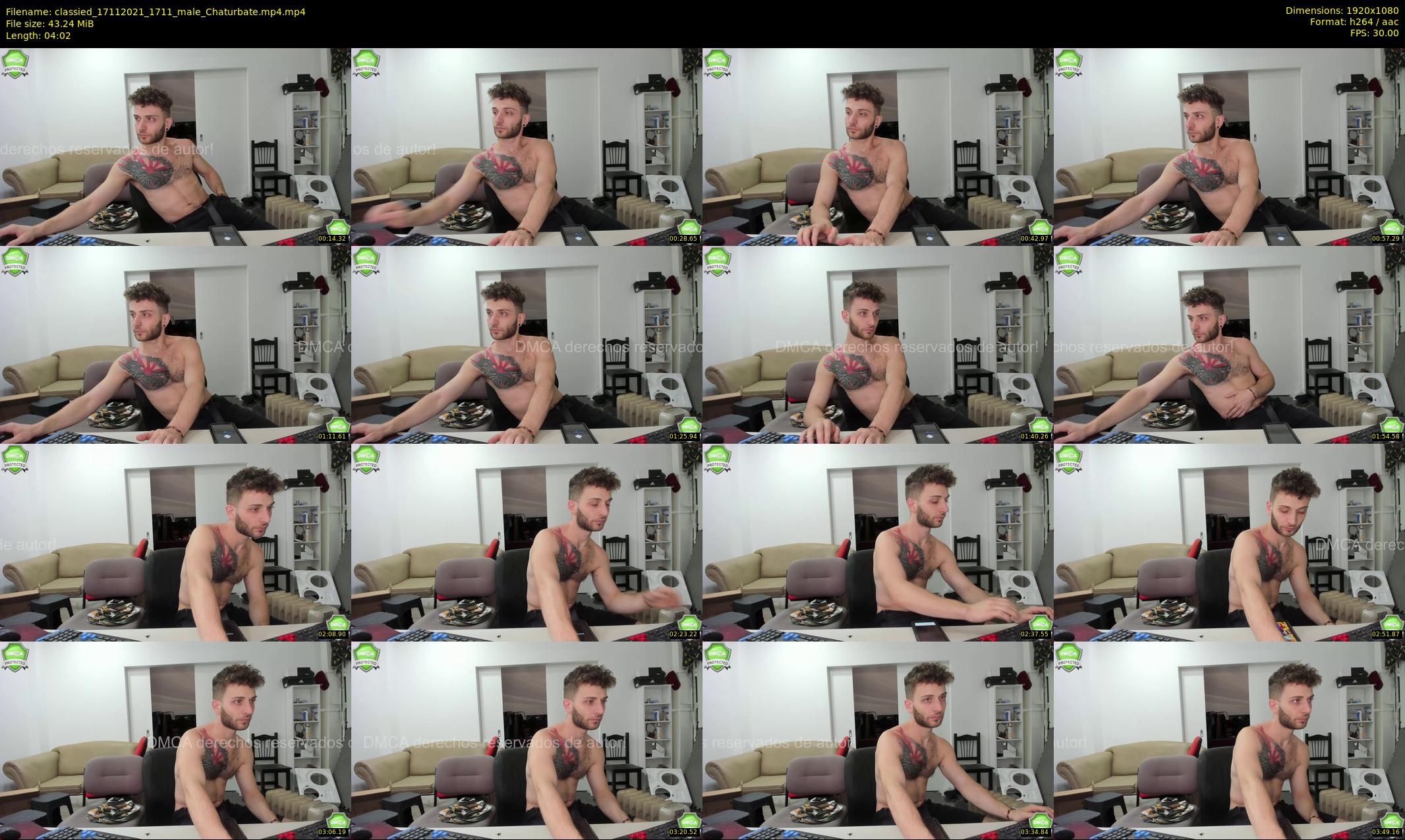 classied — 5 minute Chaturbate male cam show recording, 1080p, Nov 17, 2021