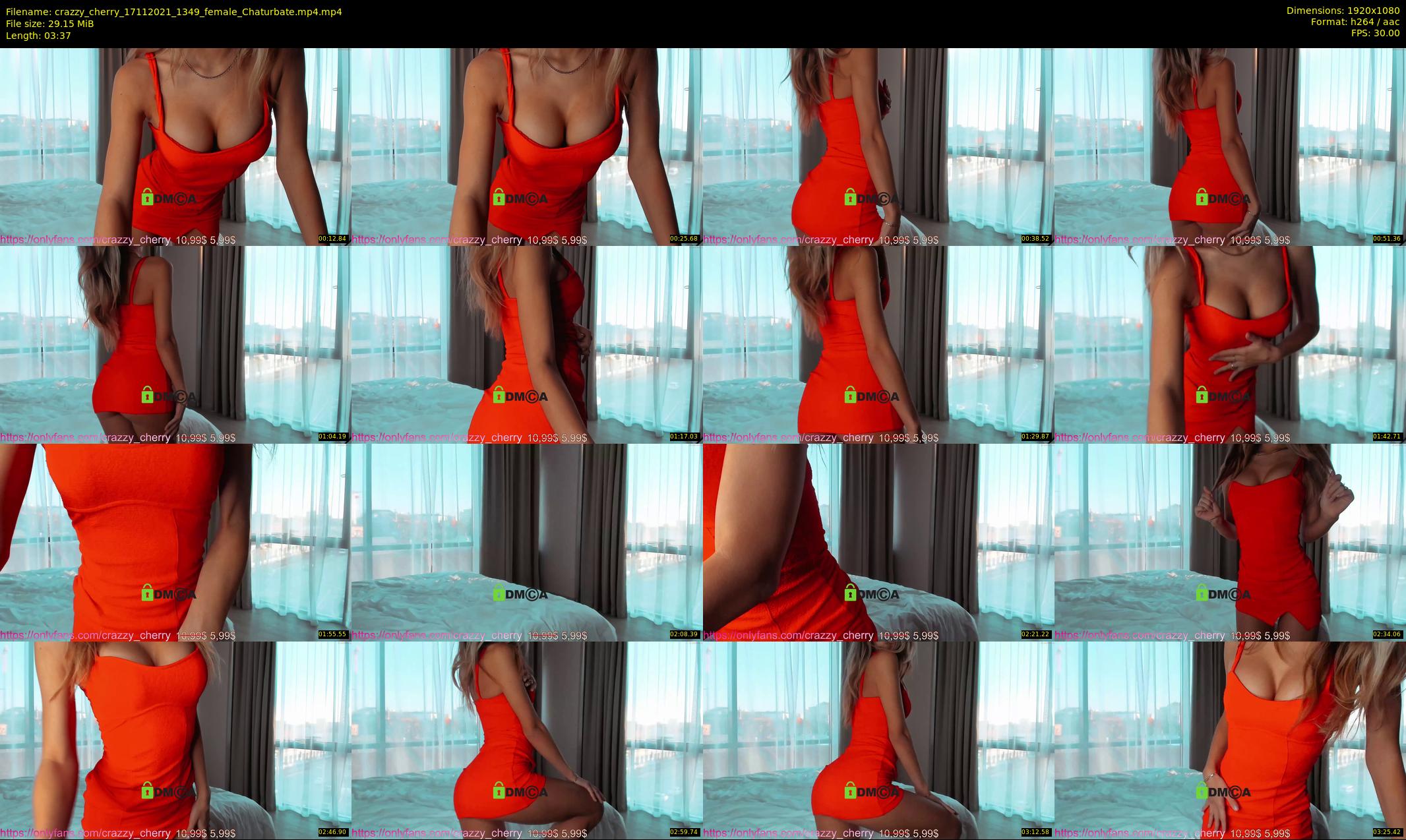 crazzy_cherry — 4 minute Chaturbate female cam show recording, 1080p, Nov 17, 2021