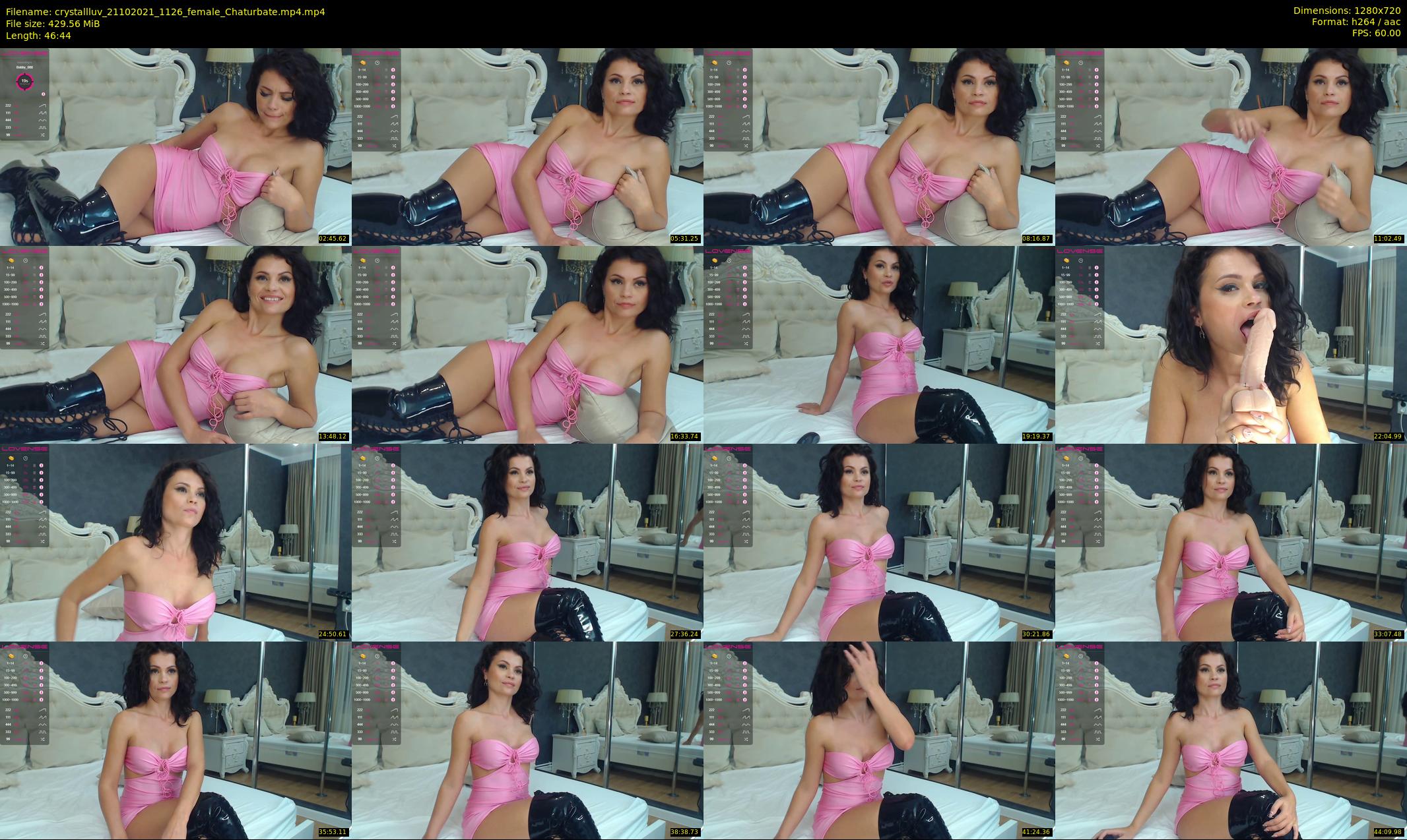 crystallluv — 47 minute Chaturbate female cam show recording, 720p, Oct 21, 2021
