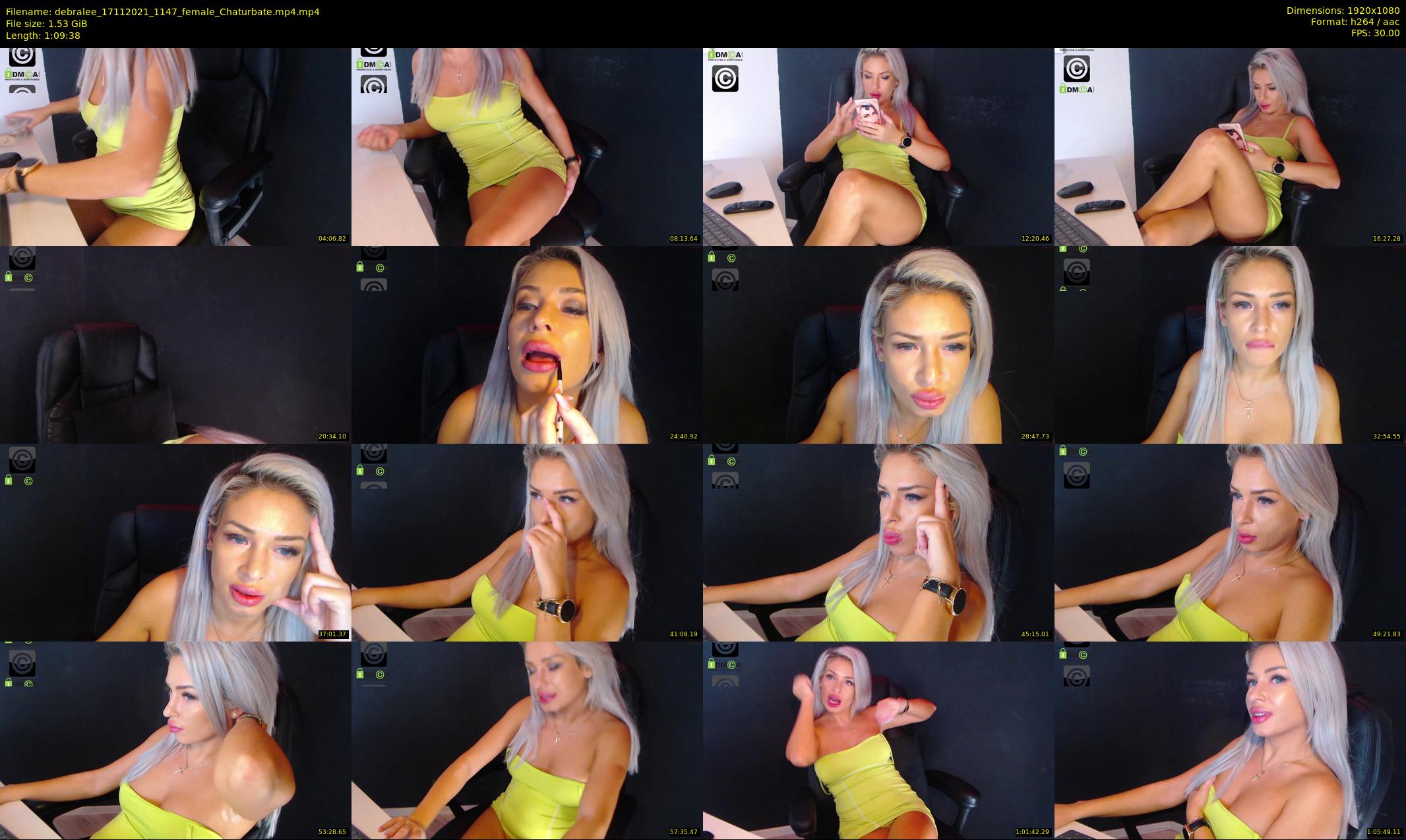 debralee — 70 minute Chaturbate female cam show recording, 1080p, Nov 17, 2021