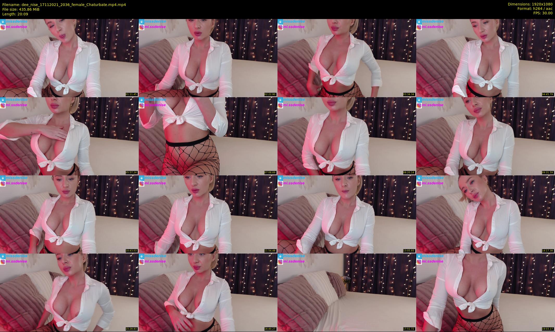 dee_nise — 21 minute Chaturbate female cam show recording, 1080p, Nov 17, 2021