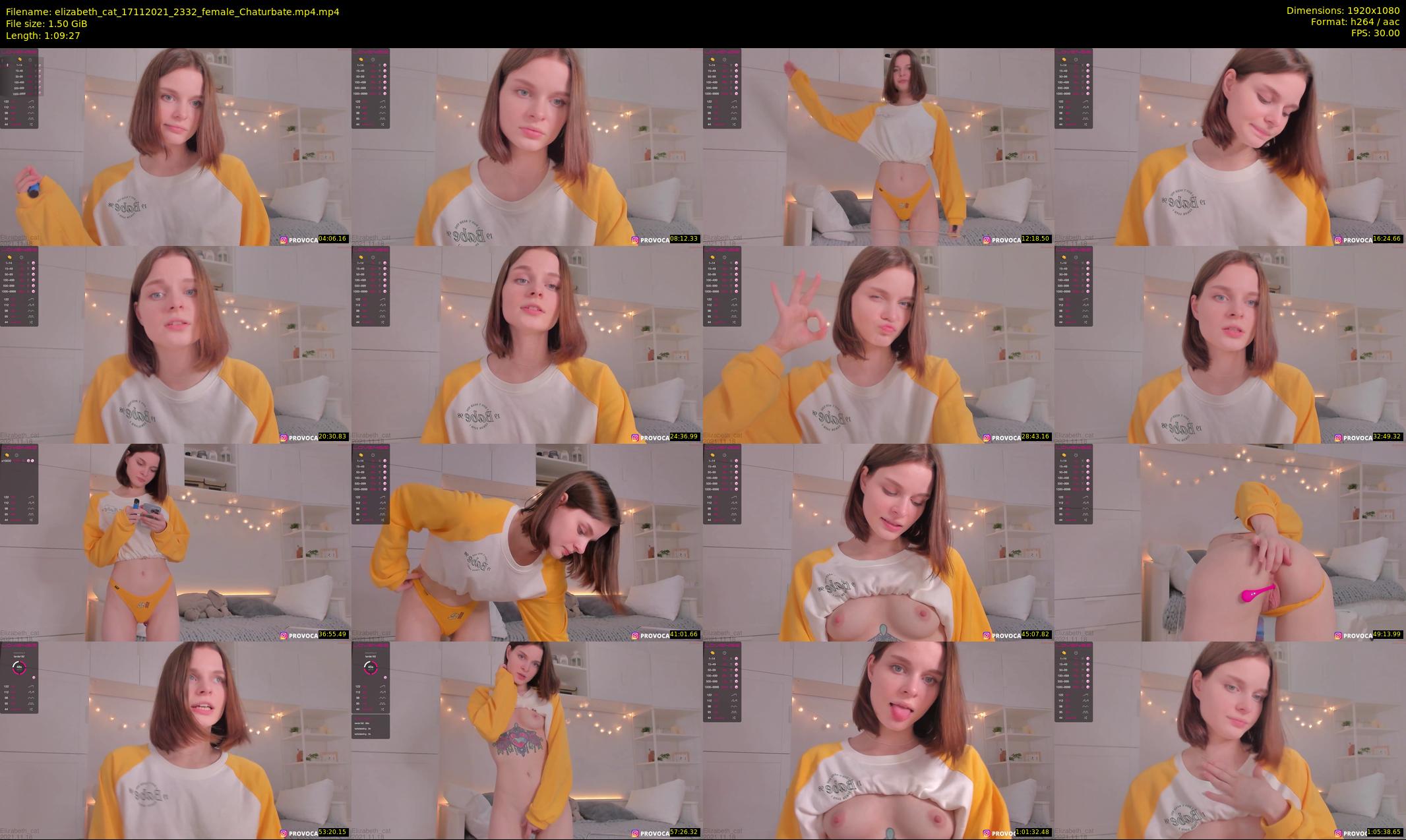 elizabeth_cat — 70 minute Chaturbate female cam show recording, 1080p, Nov 17, 2021