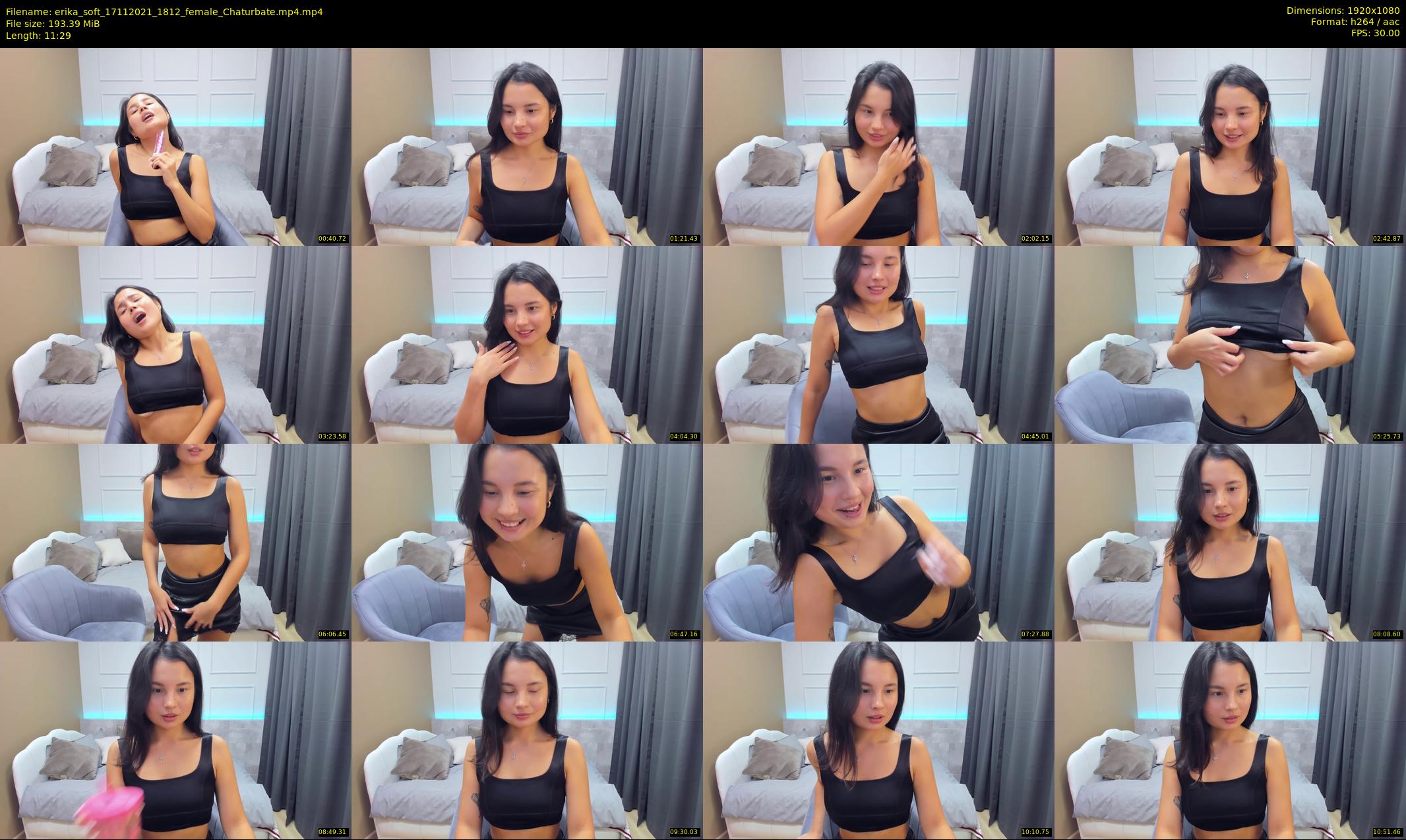 erika_soft — 12 minute Chaturbate female cam show recording, 1080p, Nov 17, 2021
