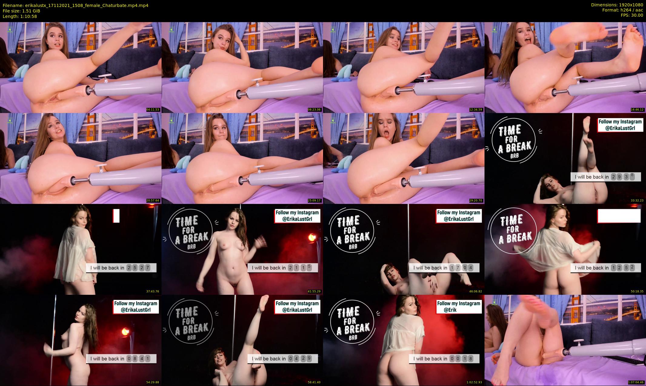 erikalustx — 71 minute Chaturbate female cam show recording, 1080p, Nov 17, 2021
