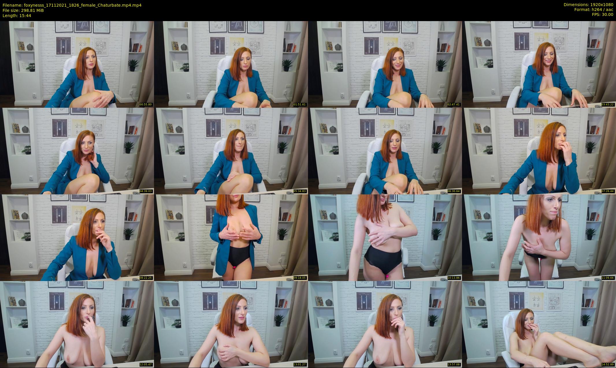 foxynesss — 16 minute Chaturbate female cam show recording, 1080p, Nov 17, 2021