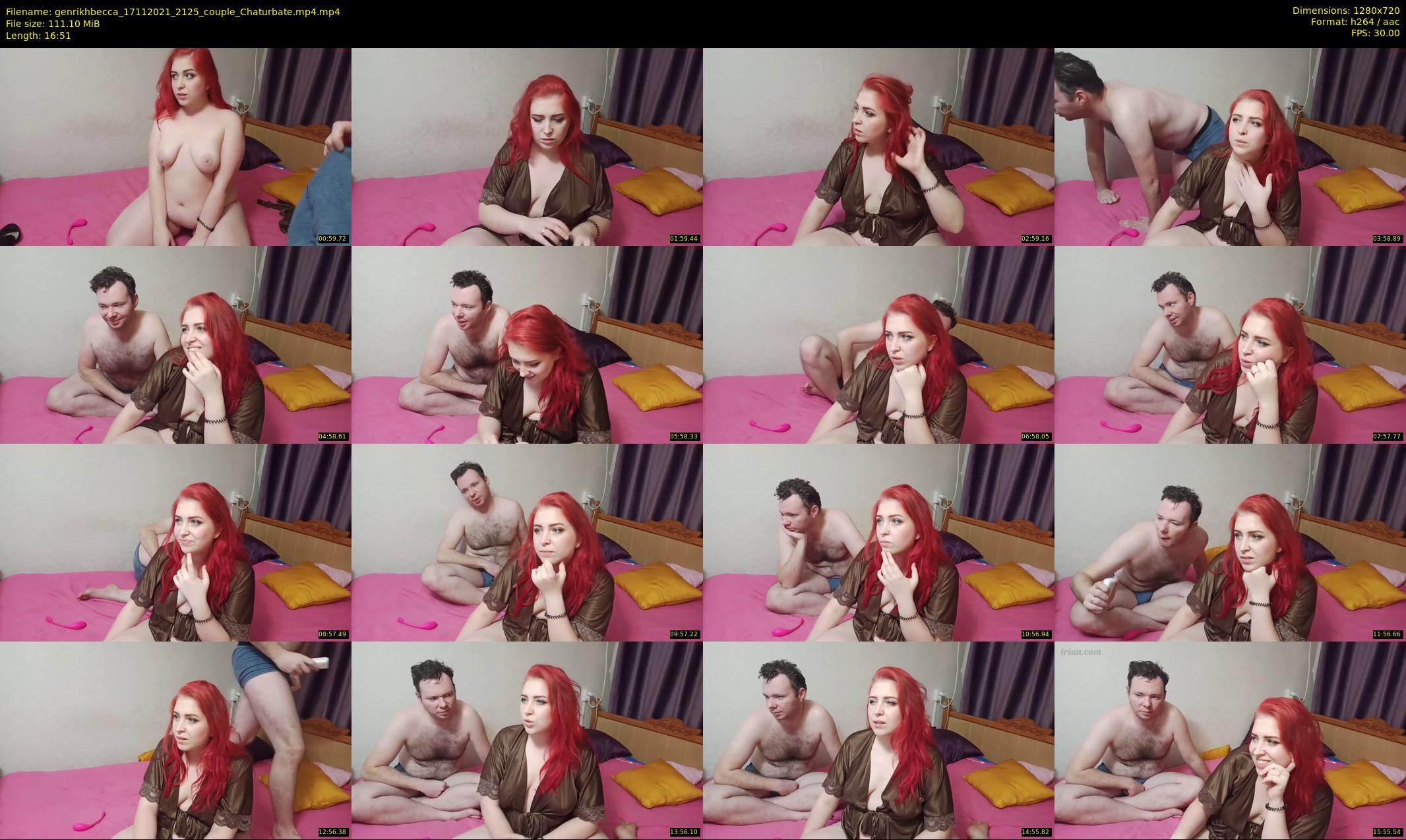 genrikhbecca — 17 minute Chaturbate couple cam show recording, 720p, Nov 17, 2021