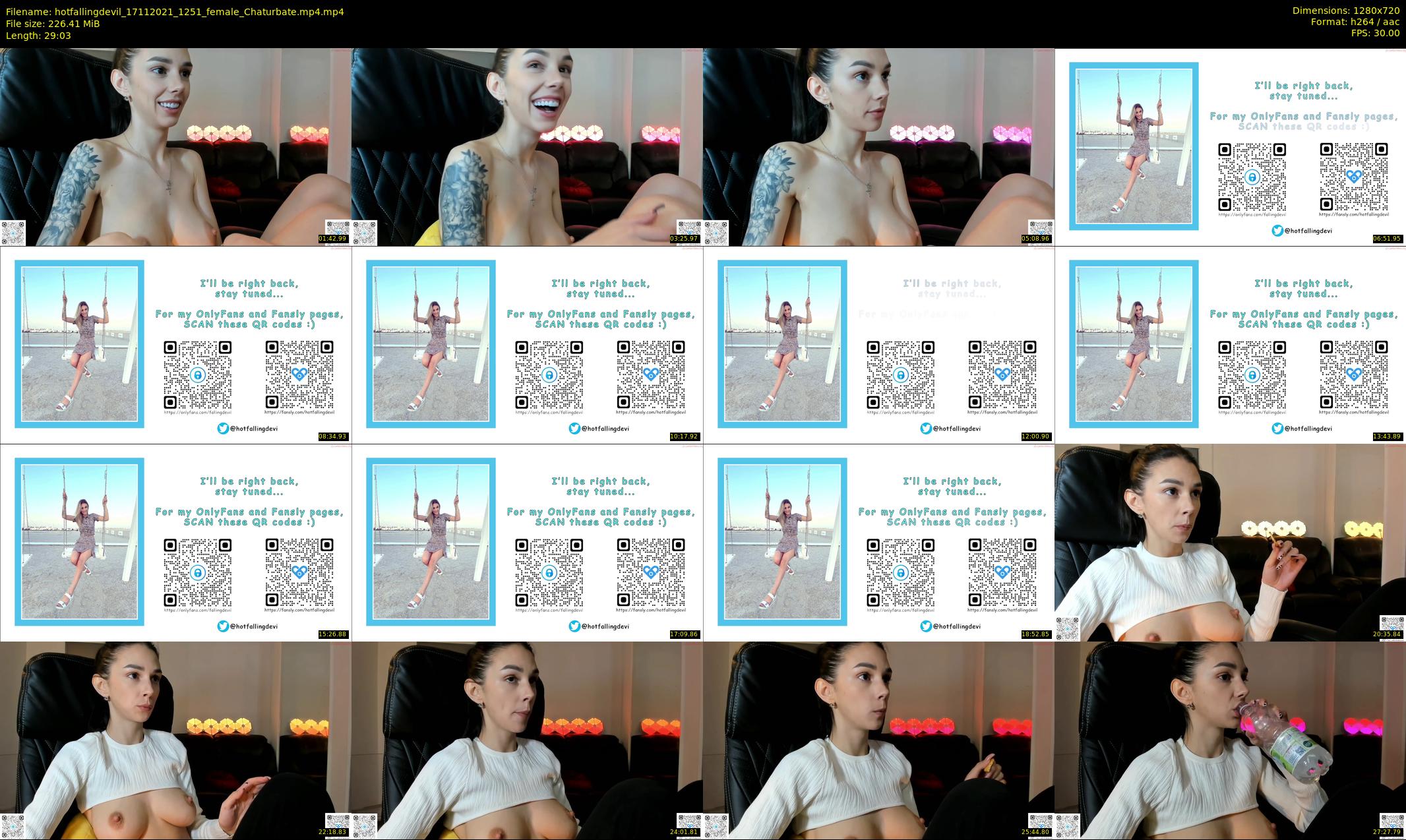 hotfallingdevil — 30 minute Chaturbate female cam show recording, 720p, Nov 17, 2021