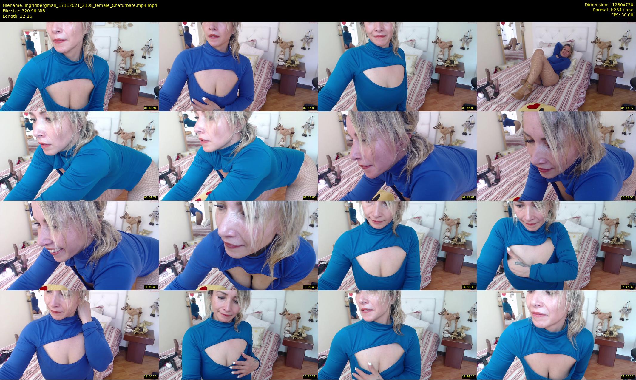 ingridbergman — 23 minute Chaturbate female cam show recording, 720p, Nov 17, 2021