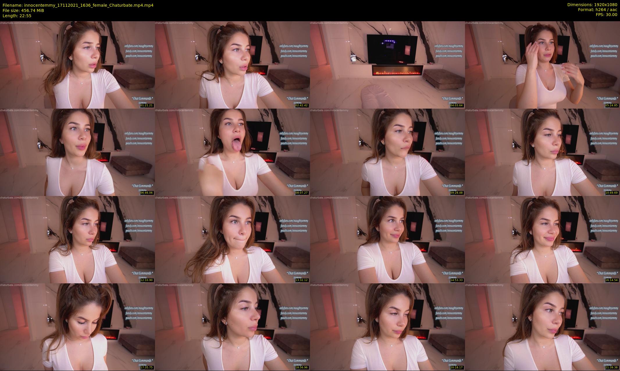 innocentemmy — 23 minute Chaturbate female cam show recording, 1080p, Nov 17, 2021