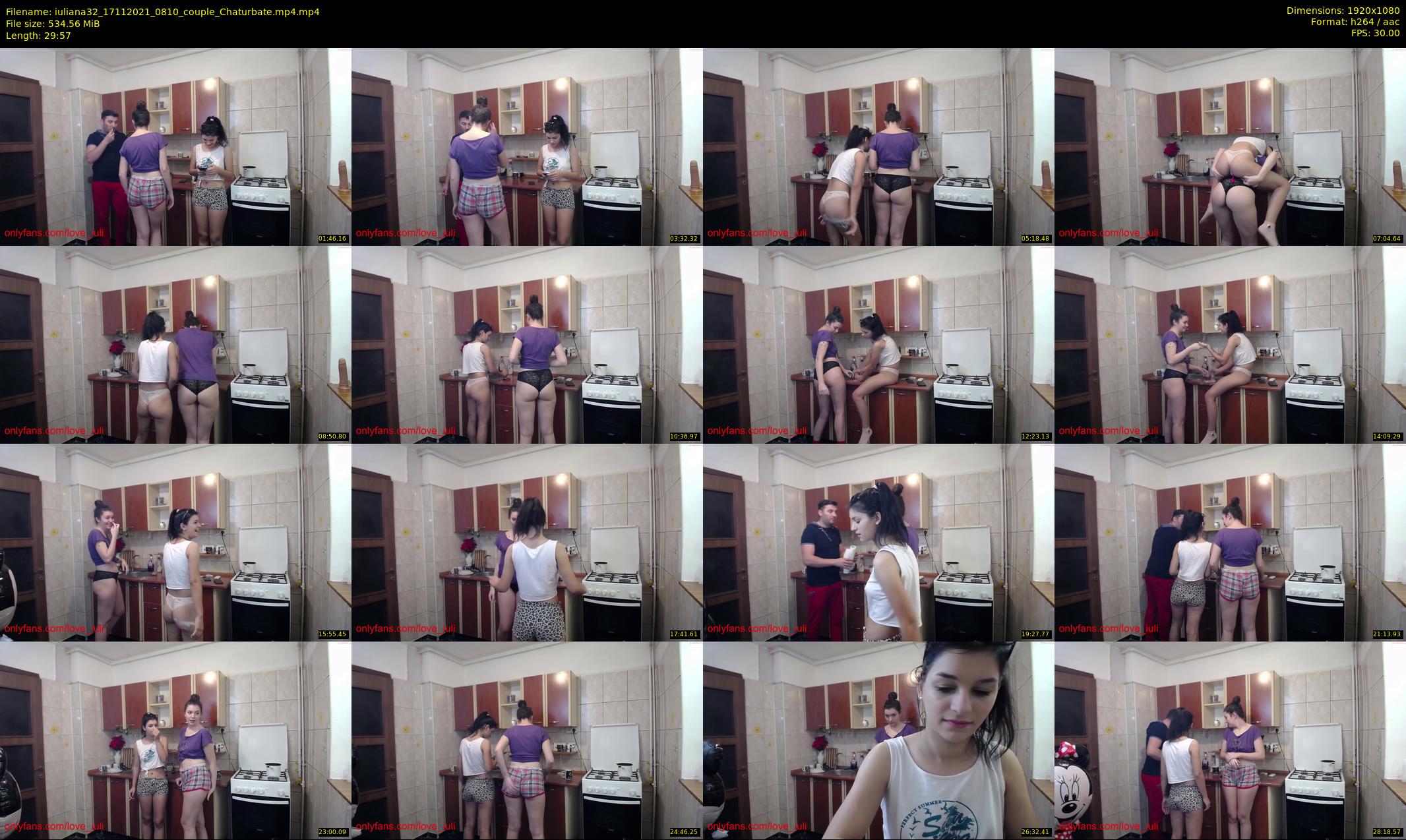 iuliana32 — 30 minute Chaturbate couple cam show recording, 1080p, Nov 17, 2021