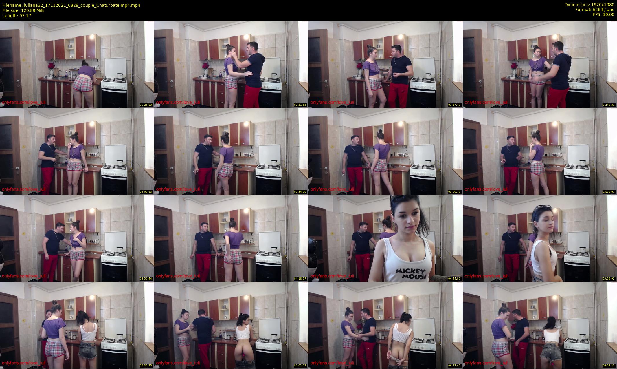 iuliana32 — 8 minute Chaturbate couple cam show recording, 1080p, Nov 17, 2021