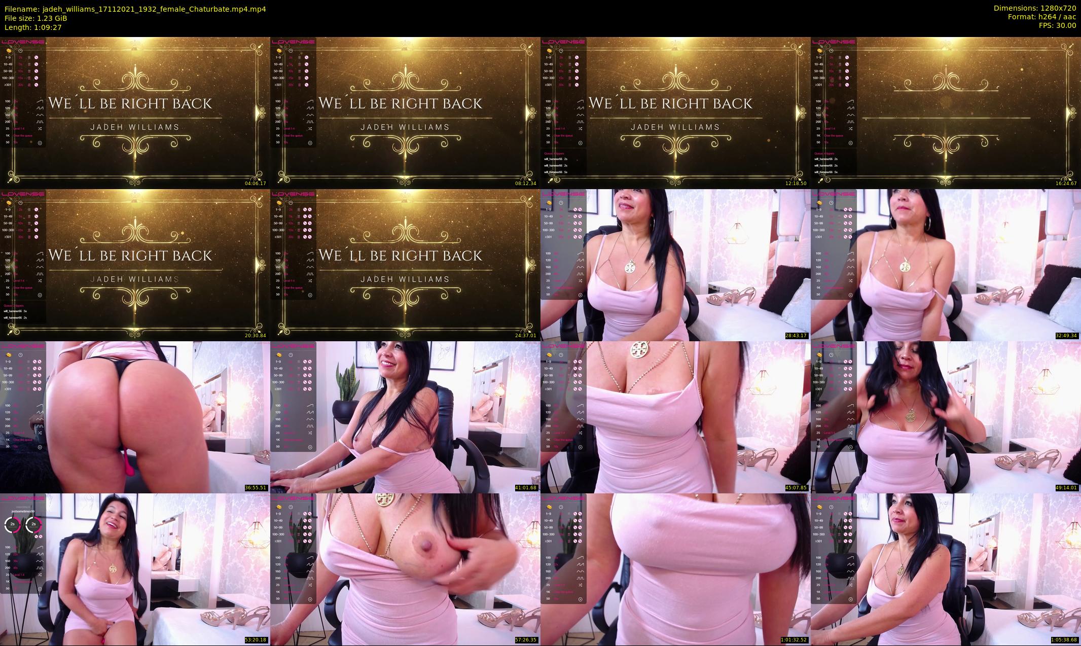 jadeh_williams — 70 minute Chaturbate female cam show recording, 720p, Nov 17, 2021