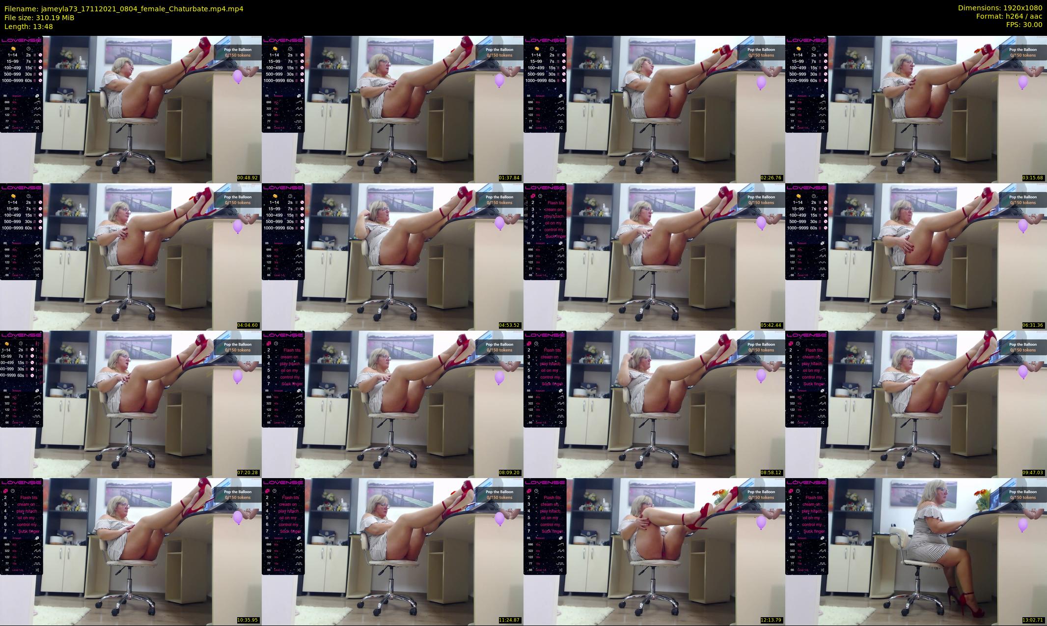 jameyla73 — 14 minute Chaturbate female cam show recording, 1080p, Nov 17, 2021