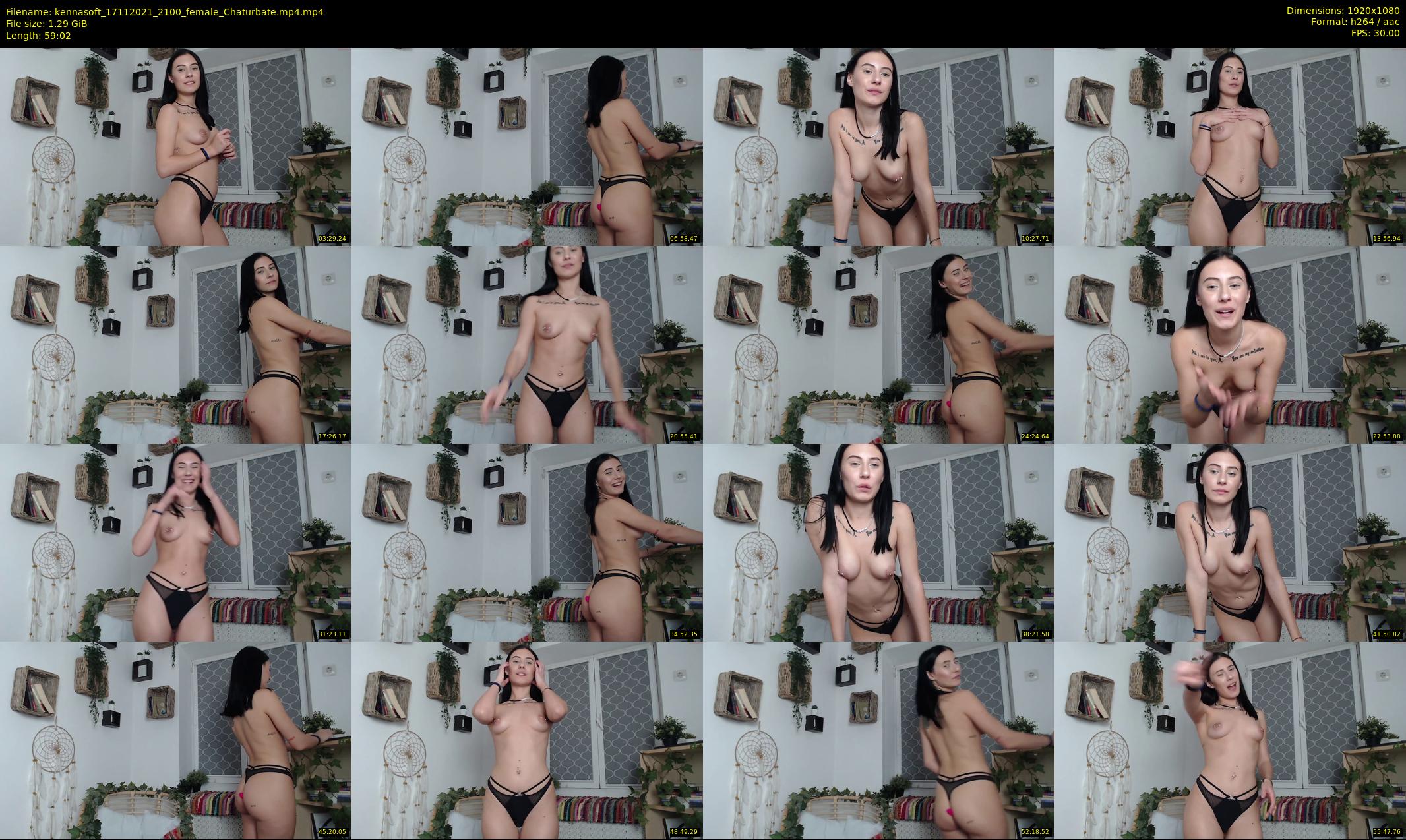 kennasoft — 60 minute Chaturbate female cam show recording, 1080p, Nov 17, 2021
