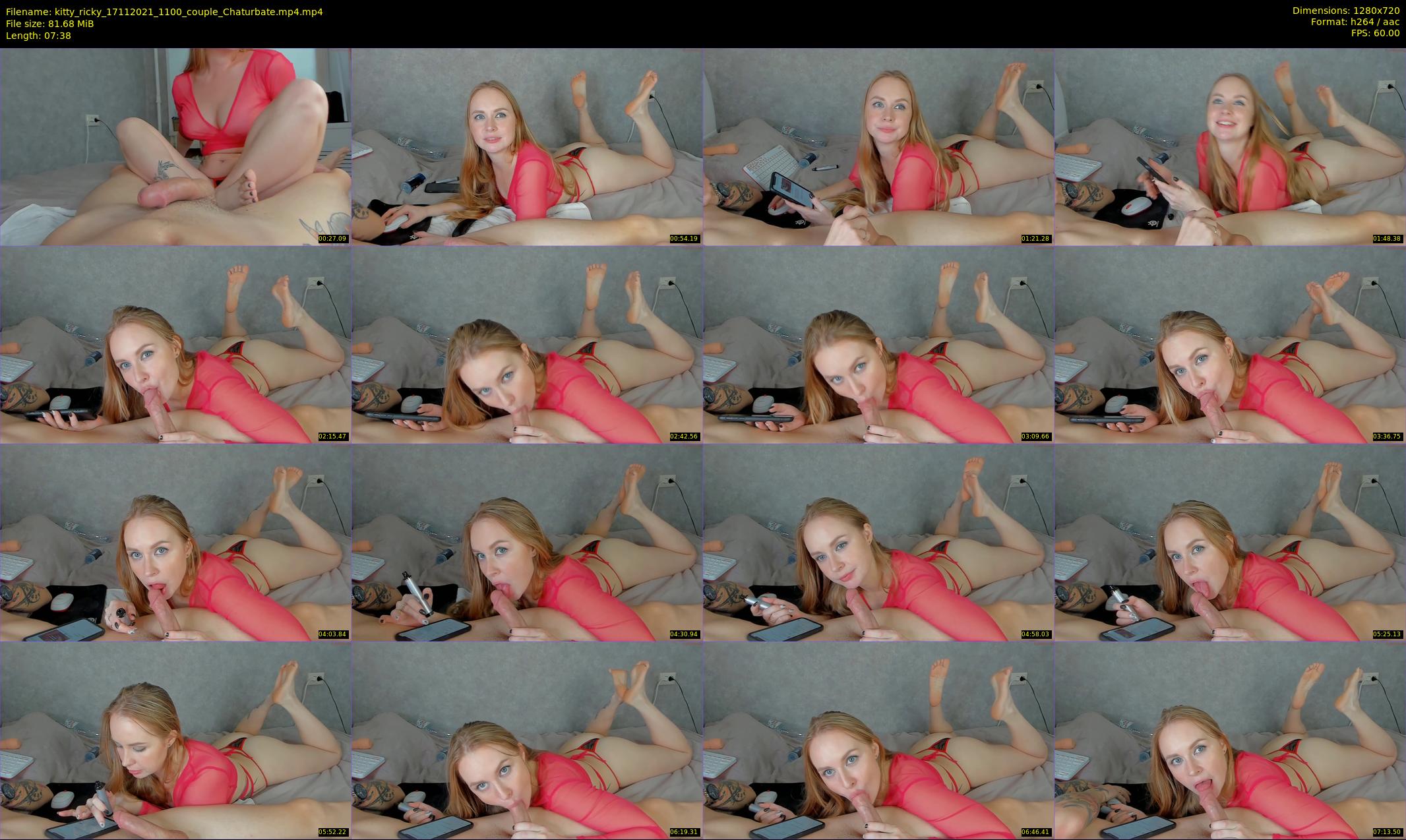 kitty_ricky — 8 minute Chaturbate couple cam show recording, 720p, Nov 17, 2021