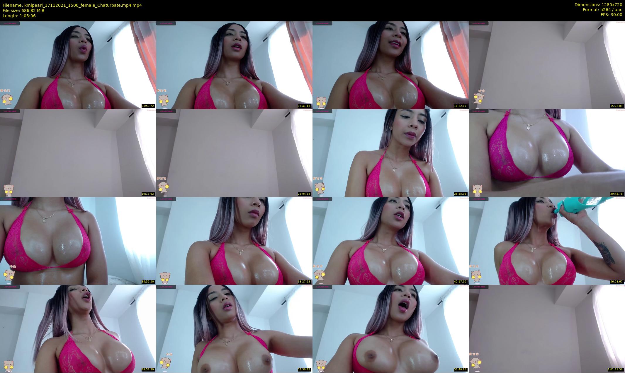 kmipearl — 66 minute Chaturbate female cam show recording, 720p, Nov 17, 2021