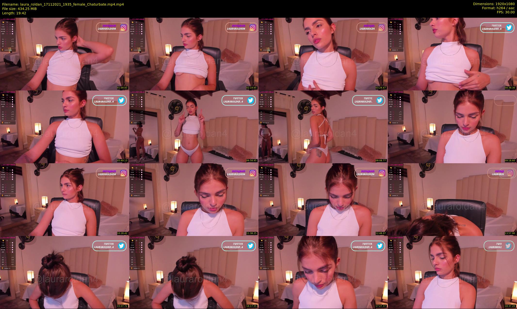 laura_roldan — 20 minute Chaturbate female cam show recording, 1080p, Nov 17, 2021