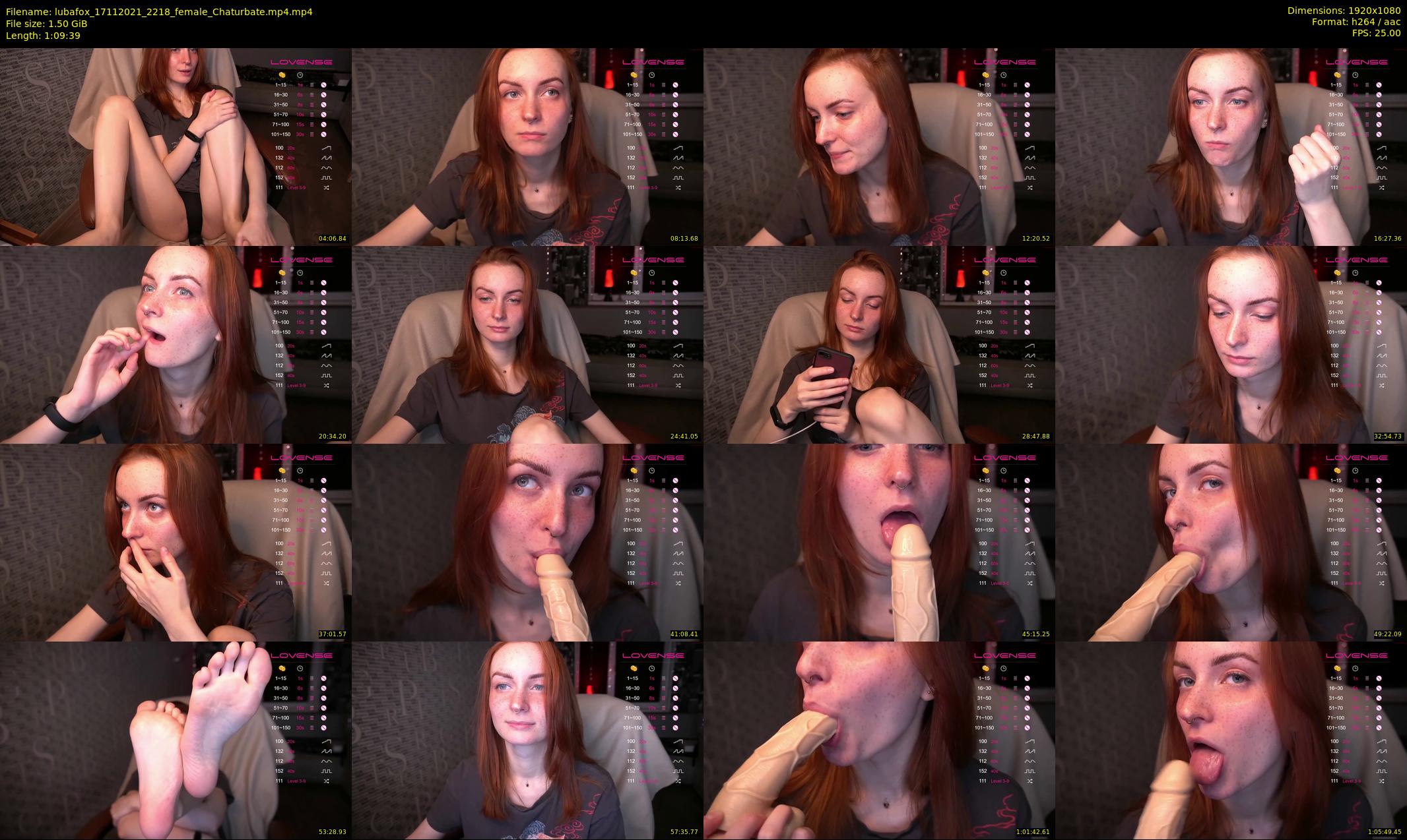 lubafox — 70 minute Chaturbate female cam show recording, 1080p, Nov 17, 2021