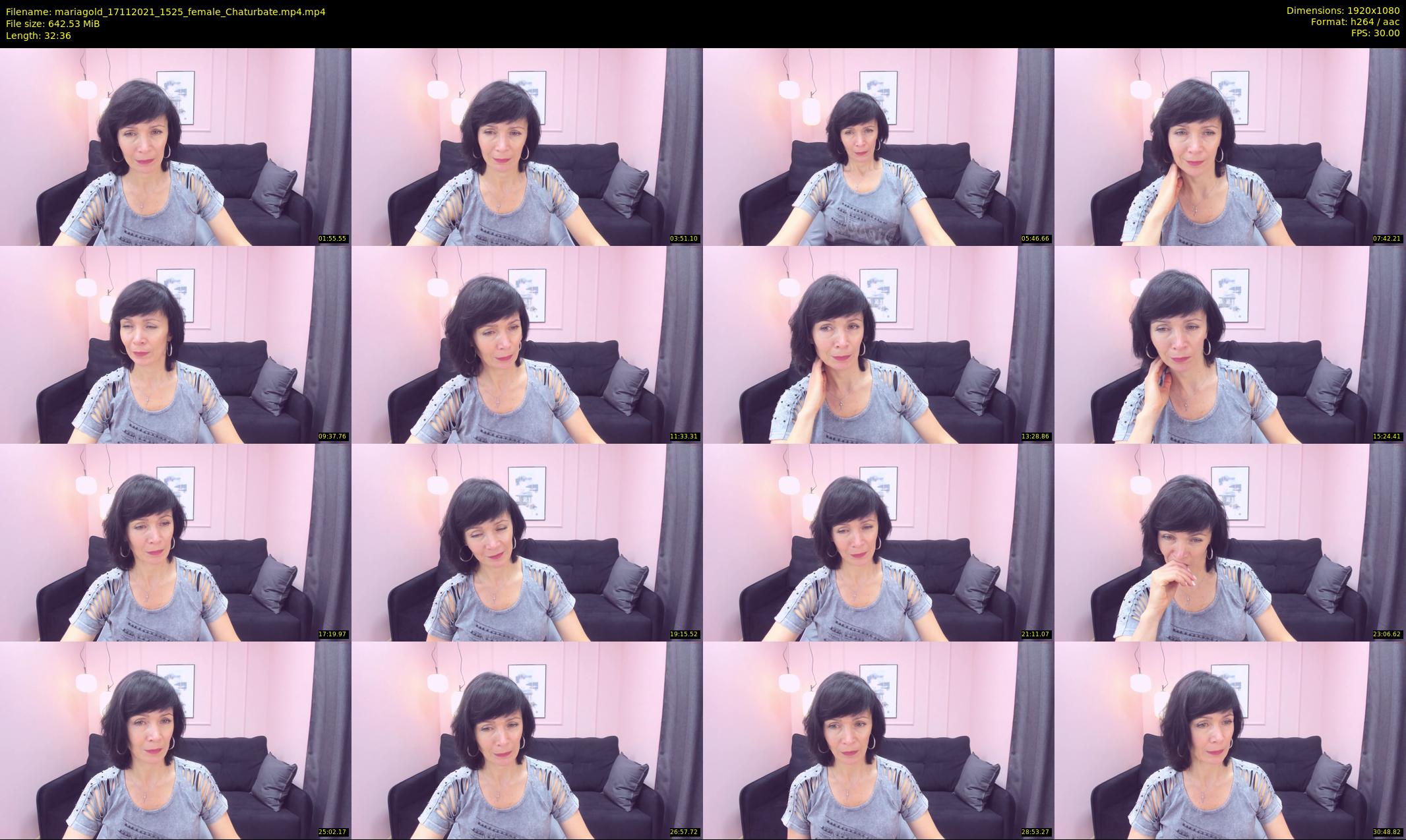 mariagold — 33 minute Chaturbate female cam show recording, 1080p, Nov 17, 2021