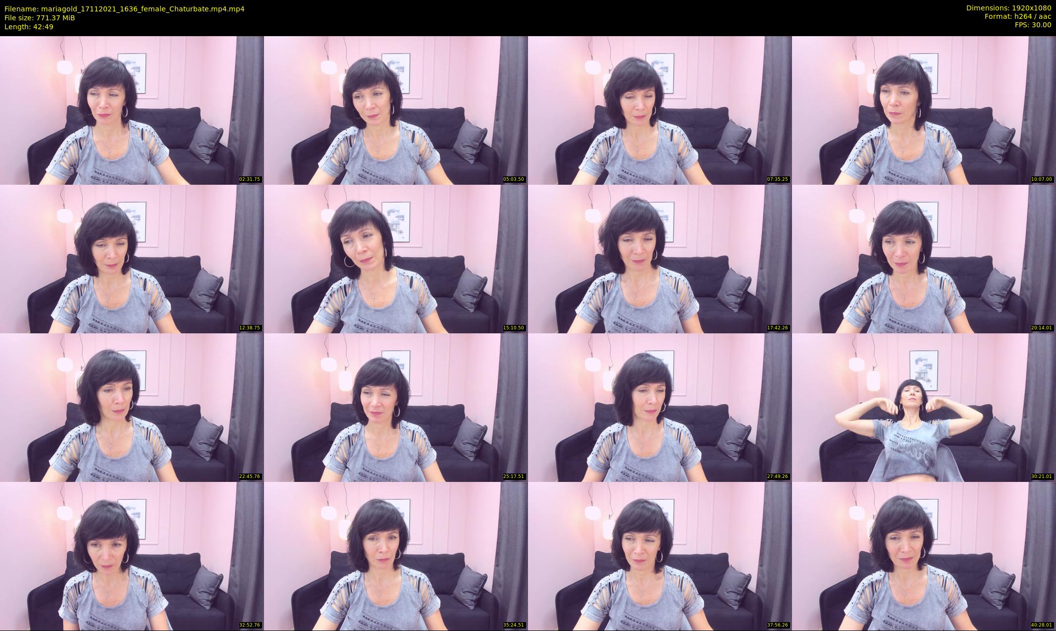 mariagold — 43 minute Chaturbate female cam show recording, 1080p, Nov 17, 2021