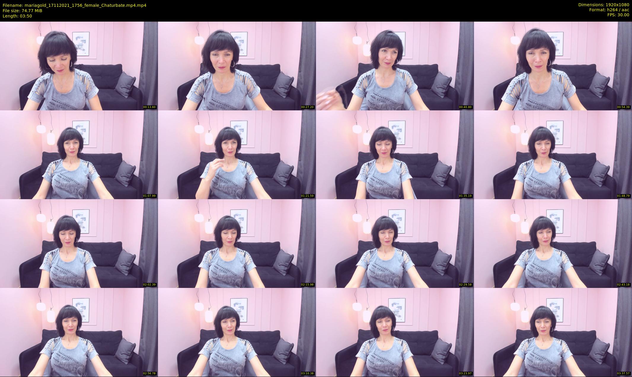 mariagold — 4 minute Chaturbate female cam show recording, 1080p, Nov 17, 2021
