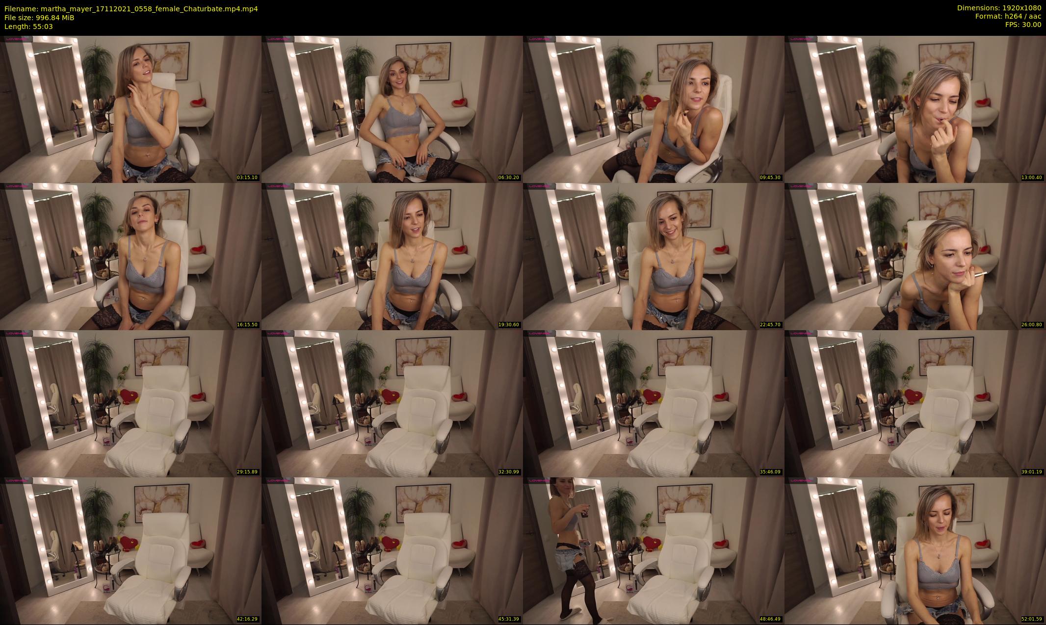 martha_mayer — 56 minute Chaturbate female cam show recording, 1080p, Nov 17, 2021