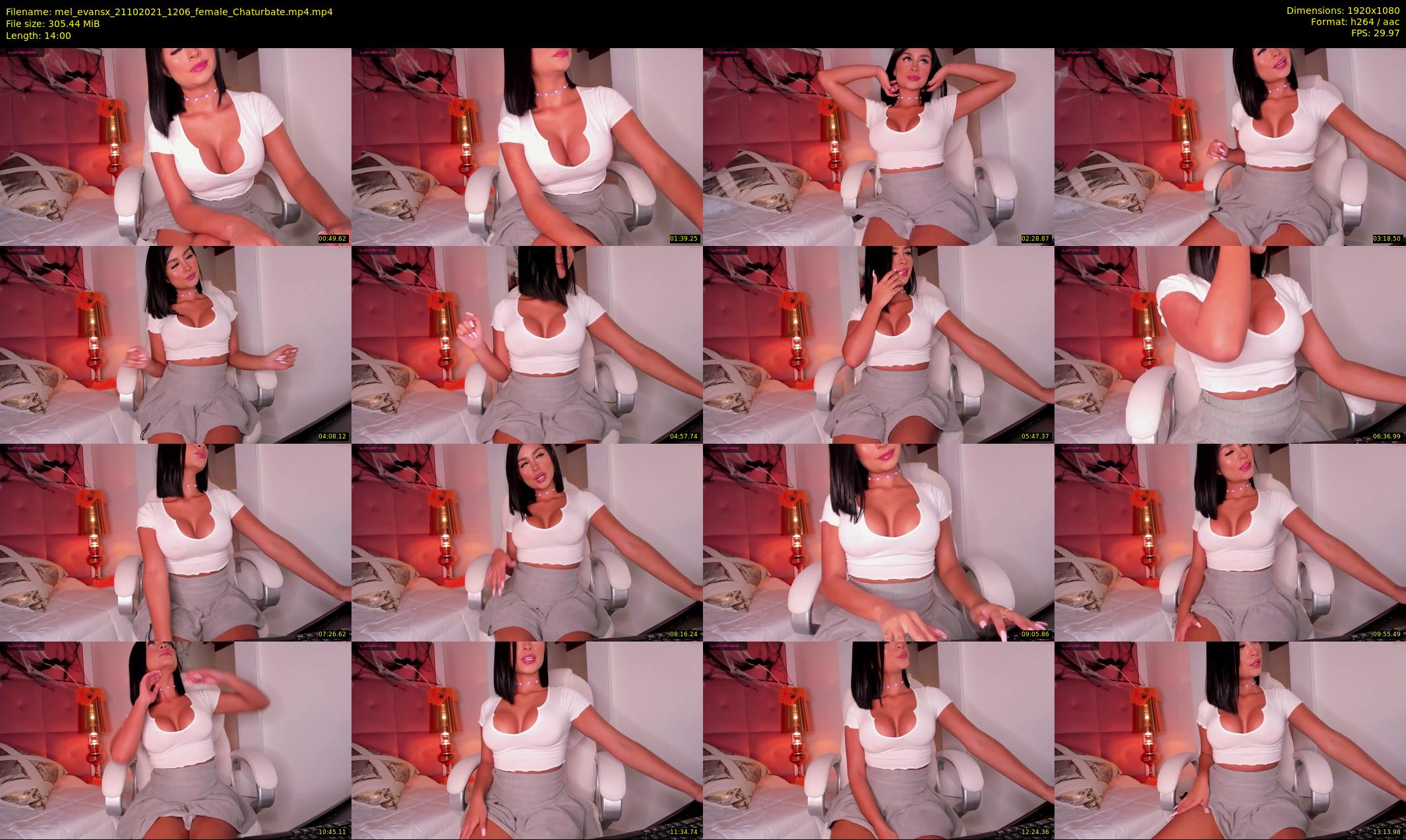 mel_evansx — 14 minute Chaturbate female cam show recording, 1080p, Oct 21, 2021
