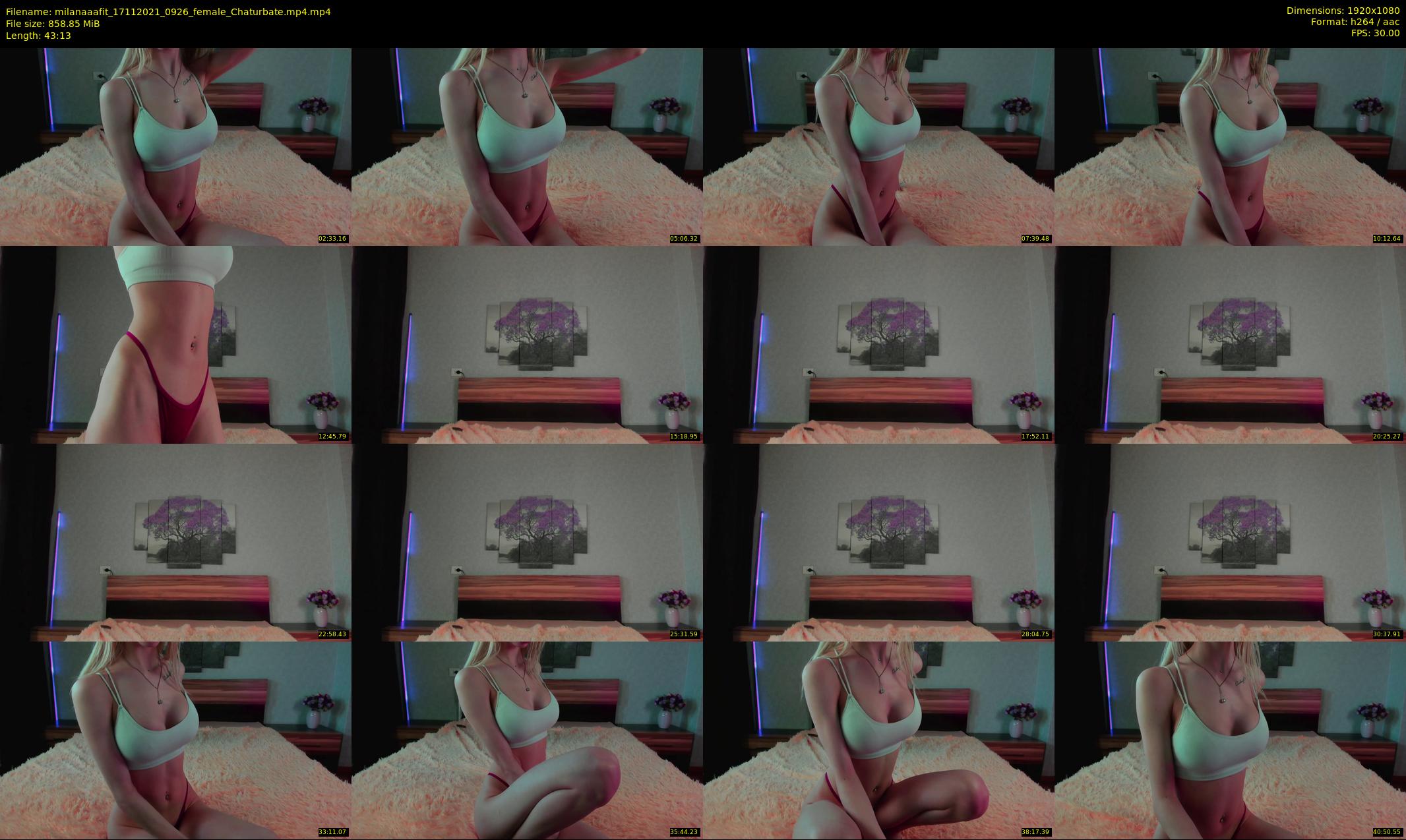 milanaaafit — 44 minute Chaturbate couple cam show recording, 1080p, Nov 17, 2021