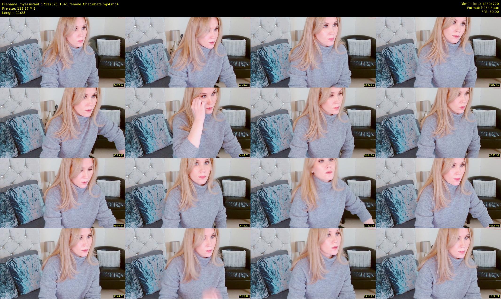 myassistant — 12 minute Chaturbate female cam show recording, 720p, Nov 17, 2021