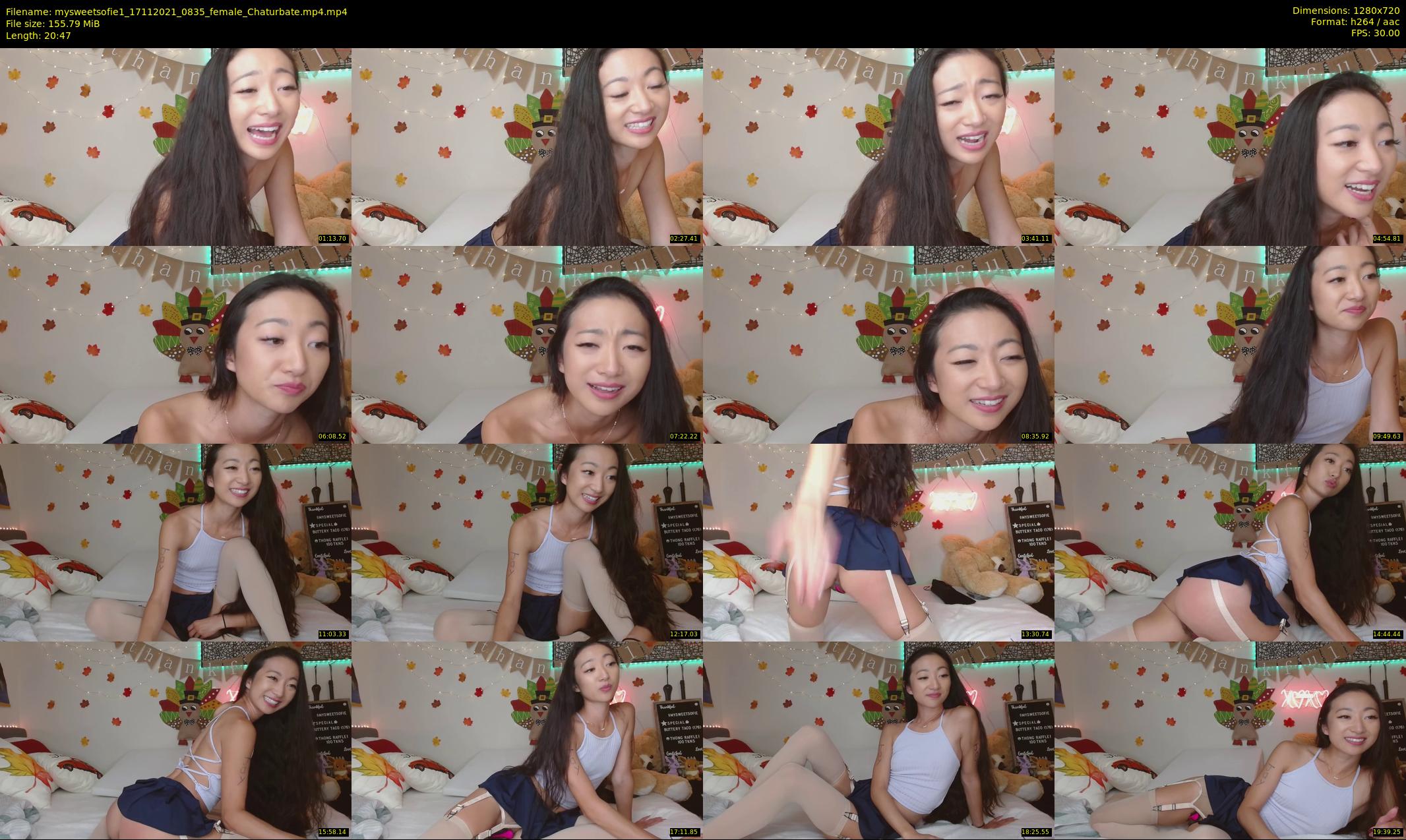 mysweetsofie1 — 21 minute Chaturbate female cam show recording, 720p, Nov 17, 2021