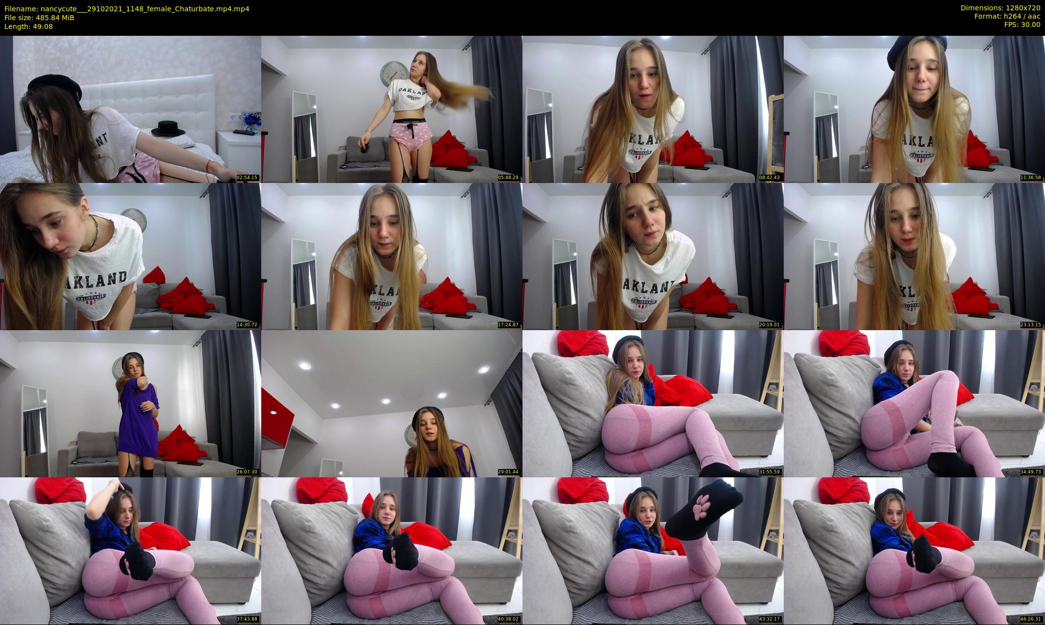 nancycute__ — 50 minute Chaturbate female cam show recording, 720p, Oct 29, 2021