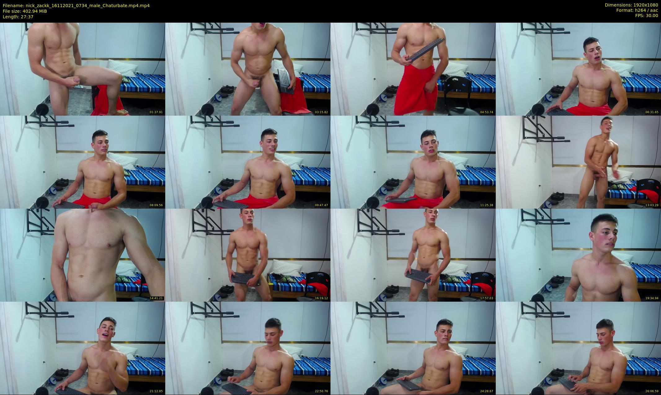nick_zackk — 28 minute Chaturbate male cam show recording, 1080p, Nov 16, 2021