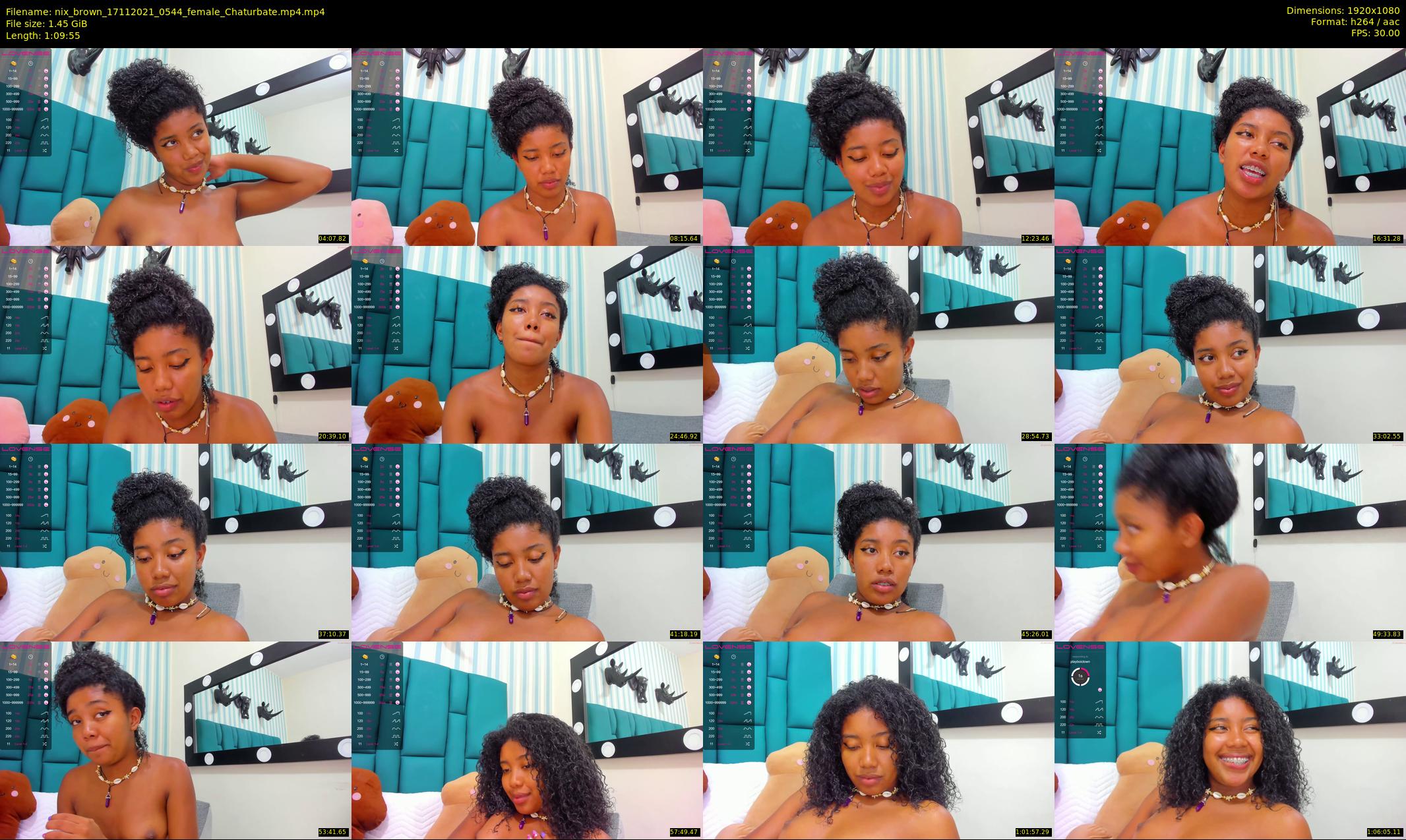 nix_brown — 70 minute Chaturbate female cam show recording, 1080p, Nov 17, 2021