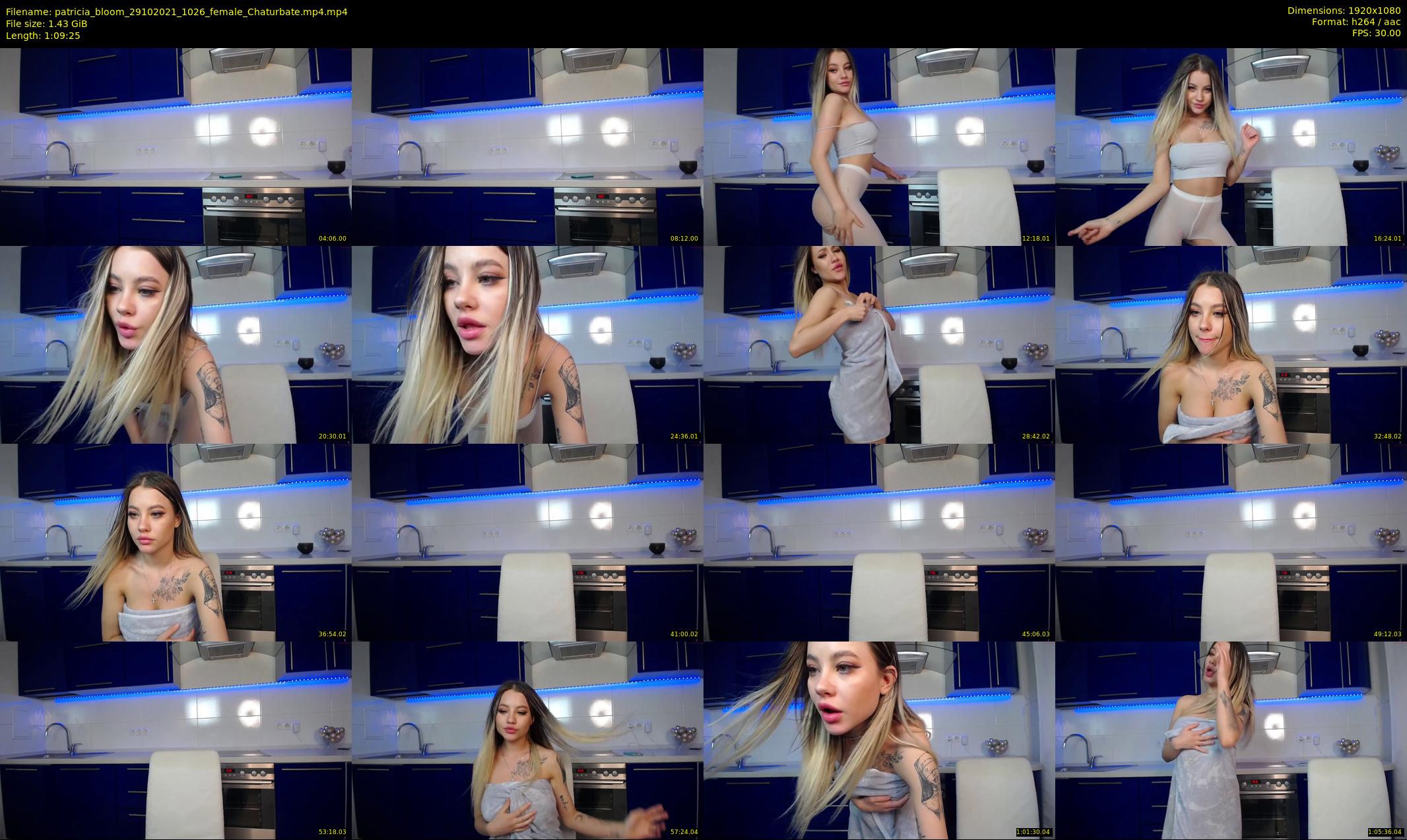 patricia_bloom — 70 minute Chaturbate female cam show recording, 1080p, Oct 29, 2021