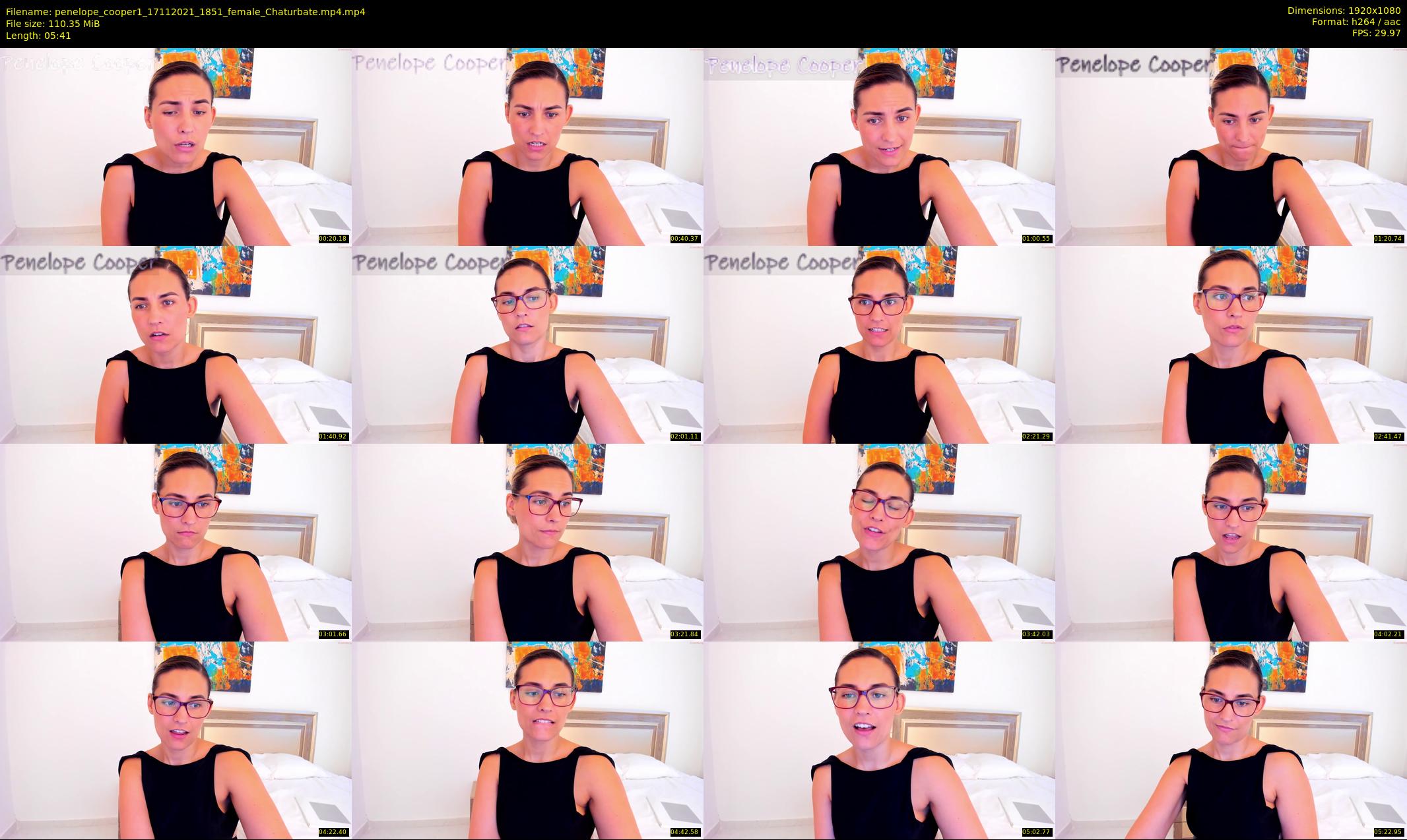 penelope_cooper1 — 6 minute Chaturbate female cam show recording, 1080p, Nov 17, 2021