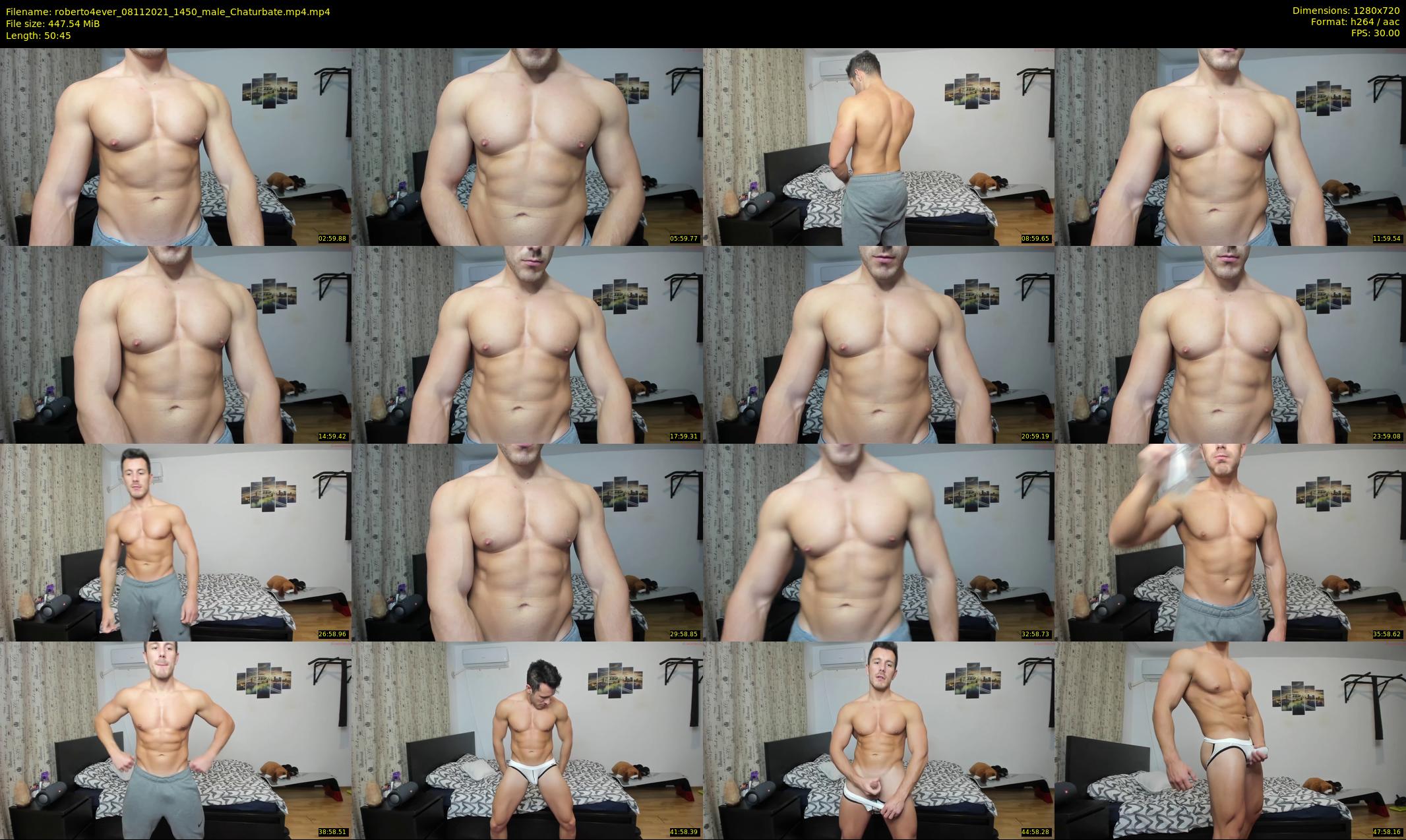 roberto4ever — 51 minute Chaturbate male cam show recording, 720p, Nov 8, 2021