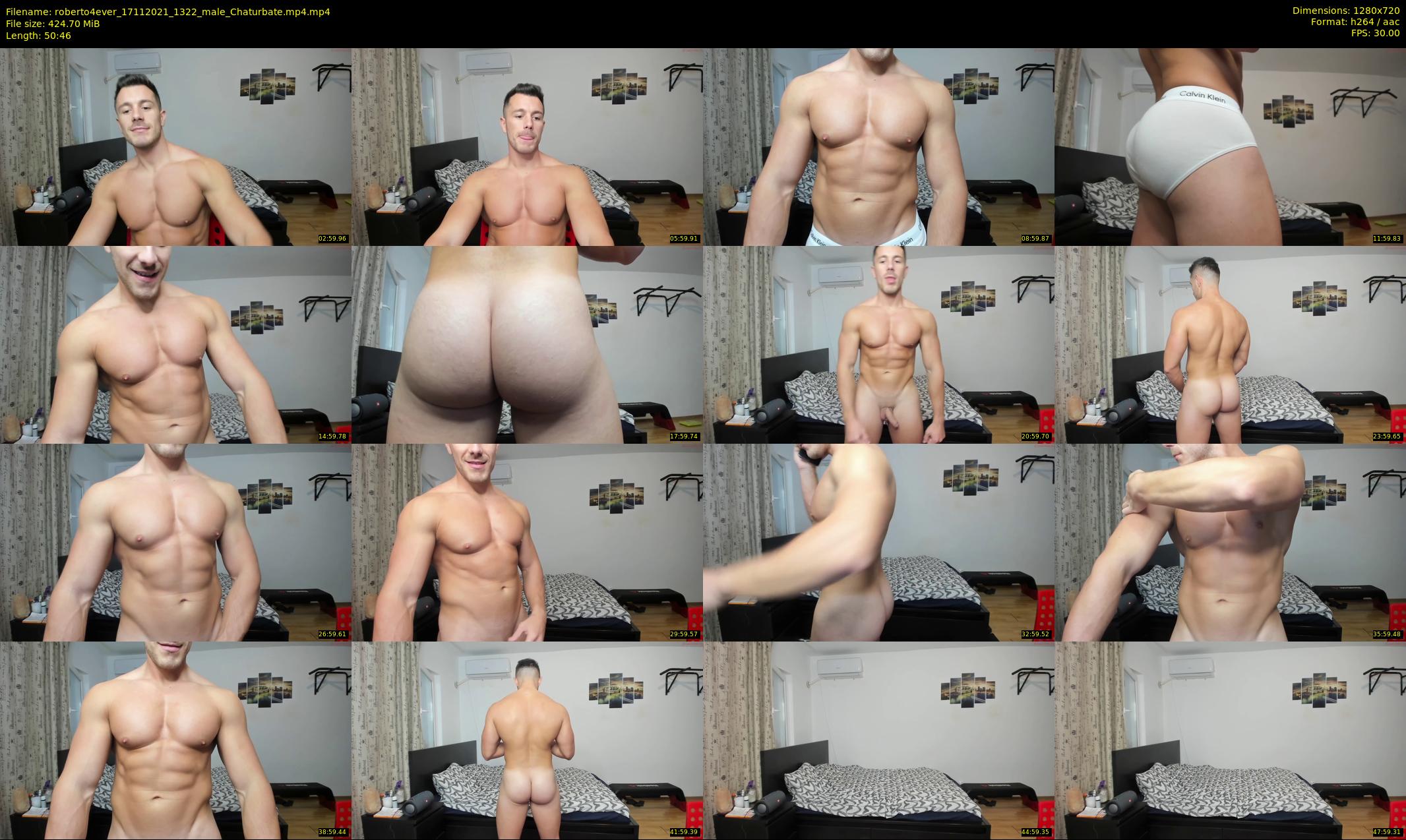 roberto4ever — 51 minute Chaturbate male cam show recording, 720p, Nov 17, 2021