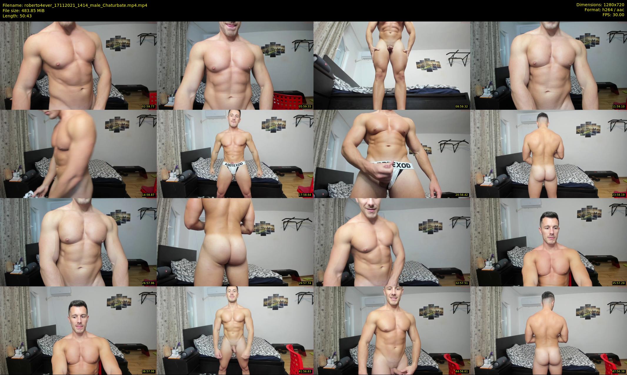 roberto4ever — 51 minute Chaturbate male cam show recording, 720p, Nov 17, 2021