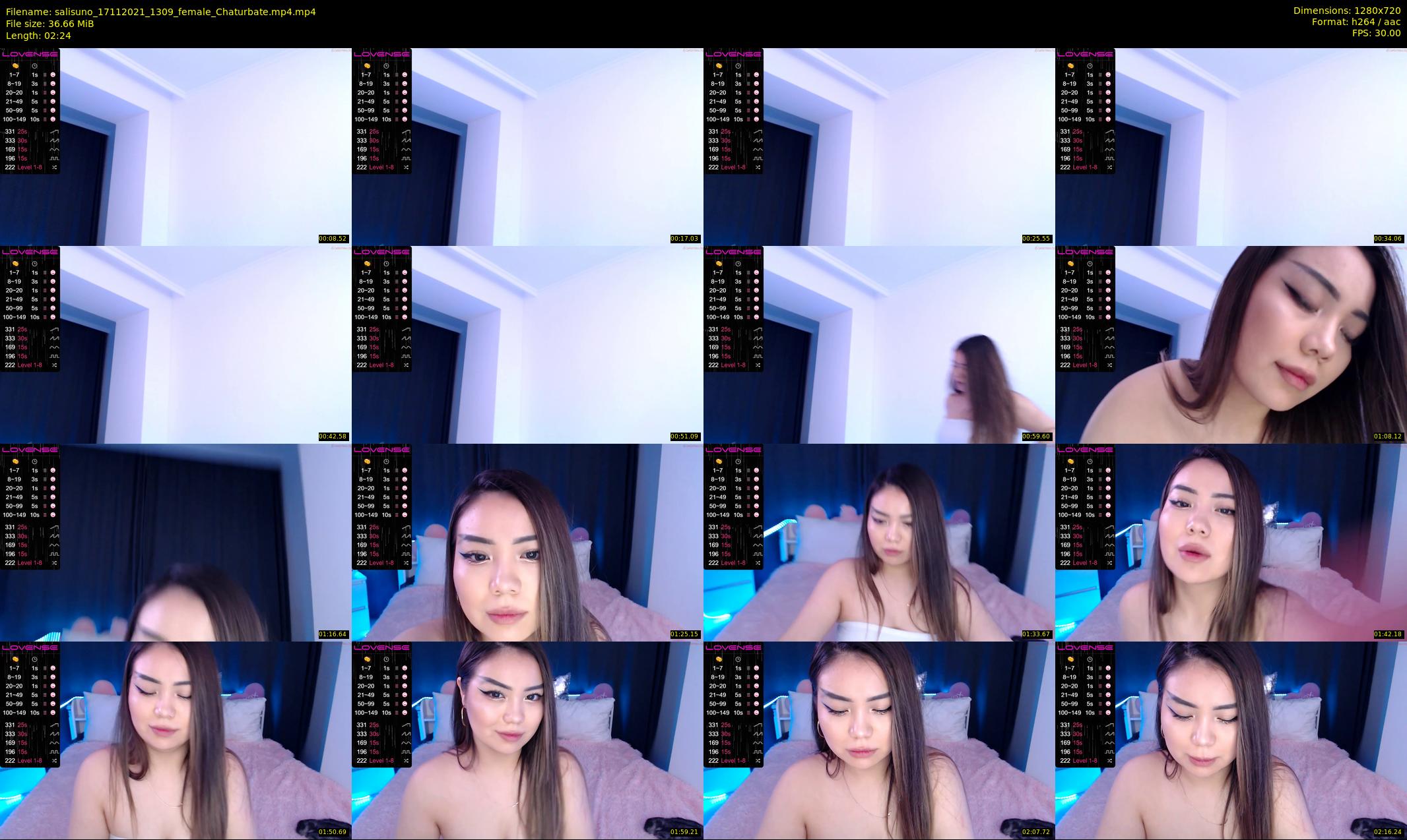salisuno — 3 minute Chaturbate female cam show recording, 720p, Nov 17, 2021