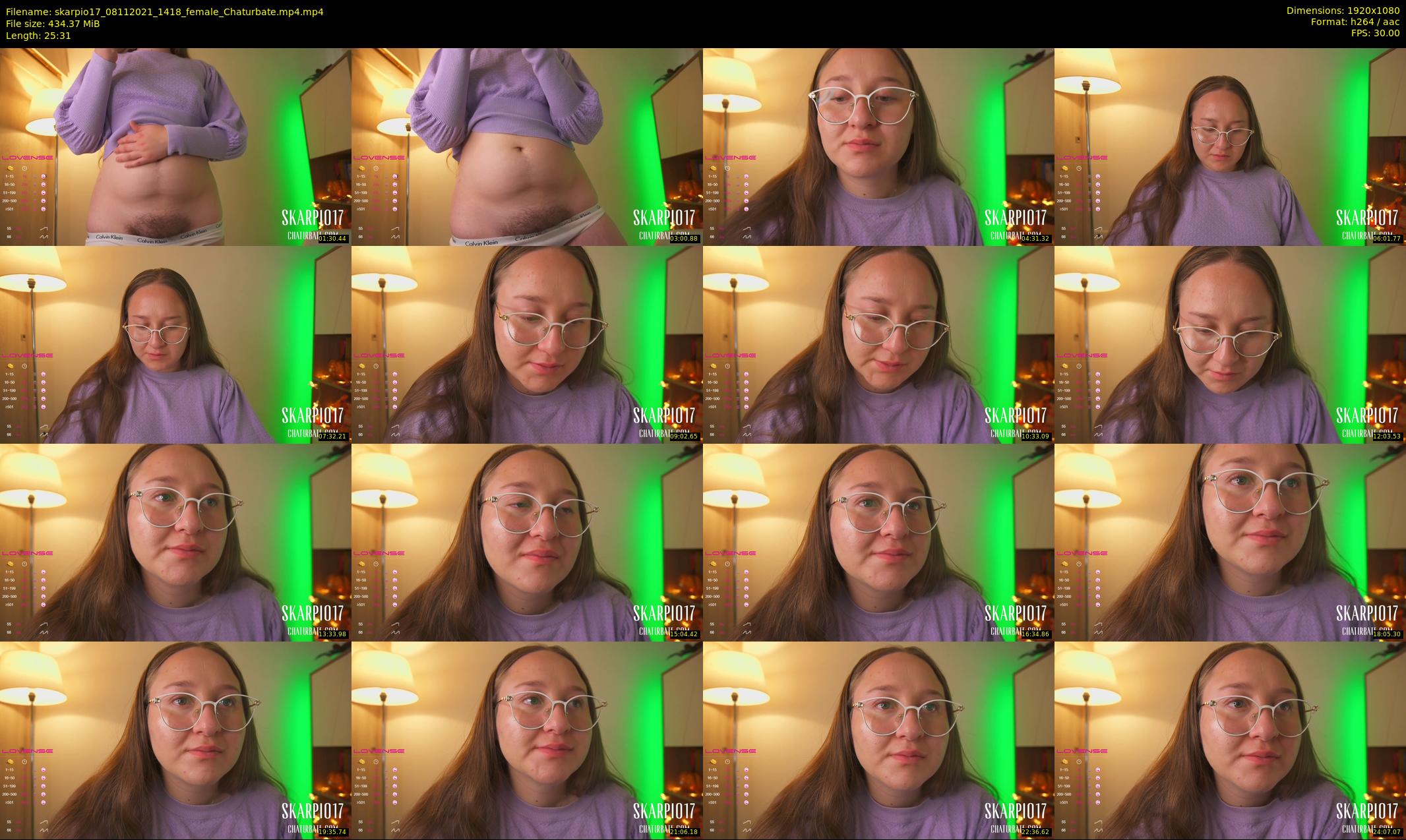 skarpio17 — 26 minute Chaturbate female cam show recording, 1080p, Nov 8, 2021