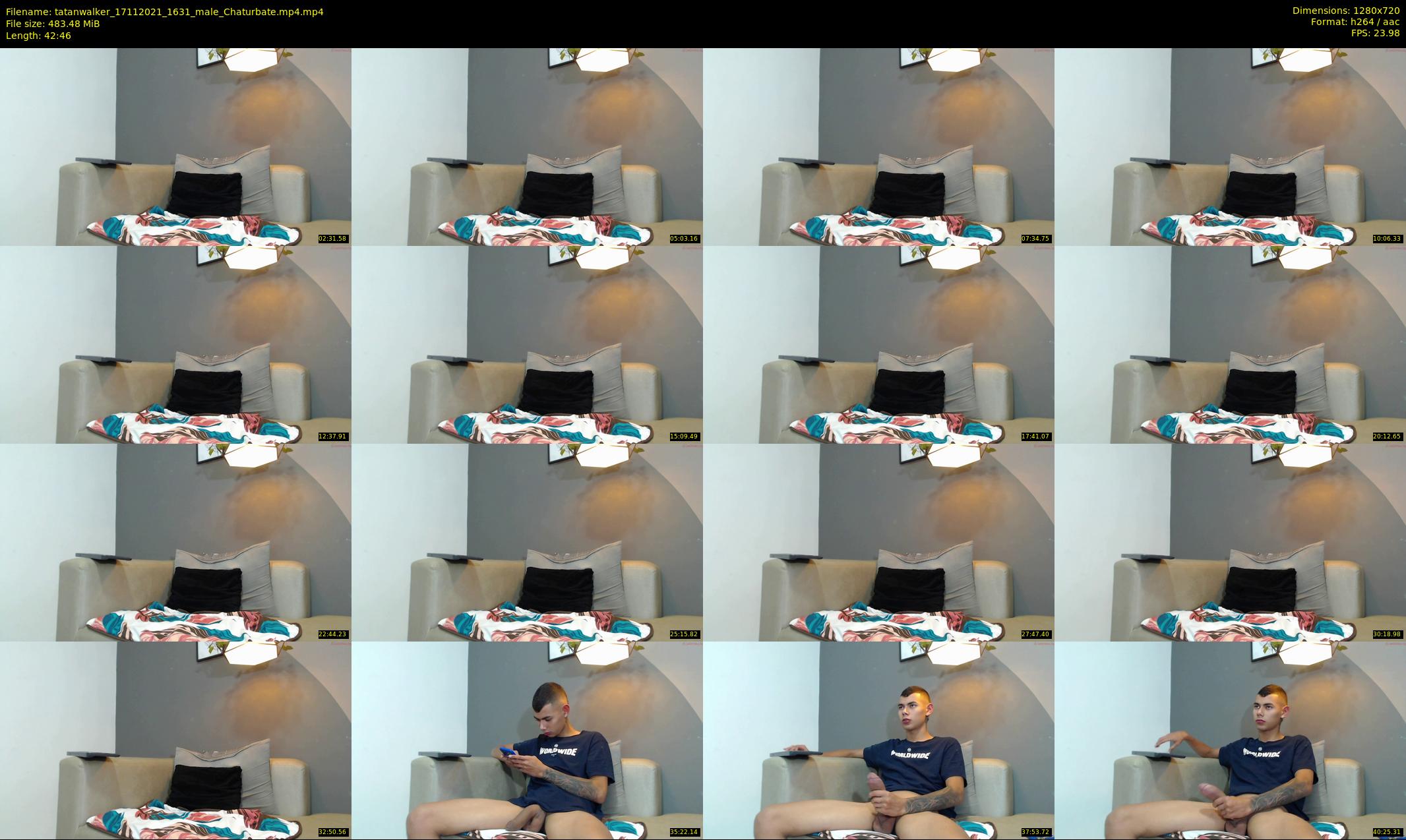 tatanwalker — 43 minute Chaturbate male cam show recording, 720p, Nov 17, 2021