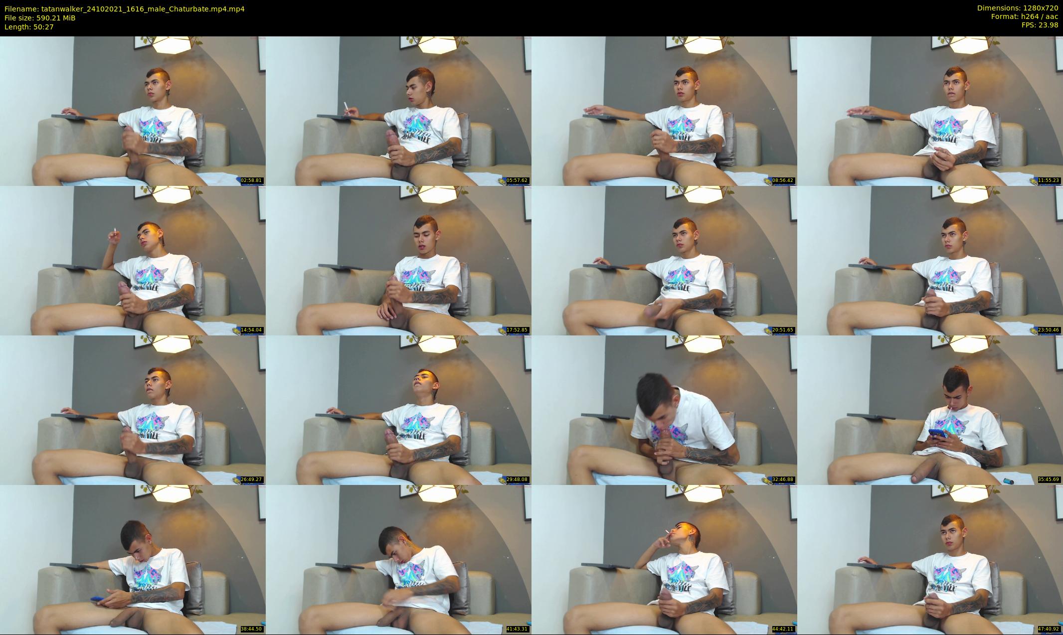 tatanwalker — 51 minute Chaturbate male cam show recording, 720p, Oct 24, 2021